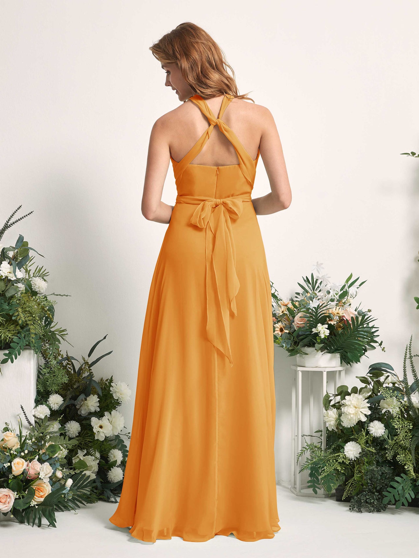 Carolyn Mango Halter Maxi Dress