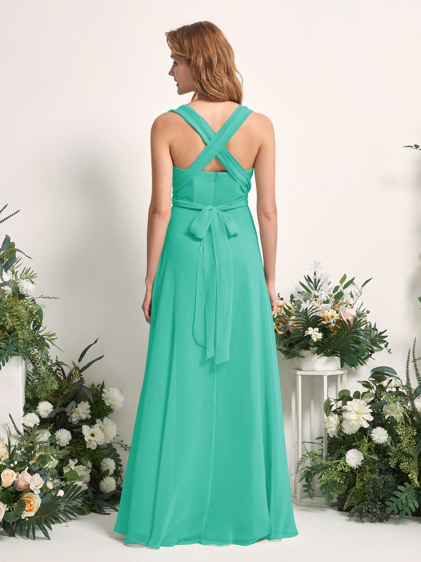 Carolyn Tiffany Halter Maxi Dress