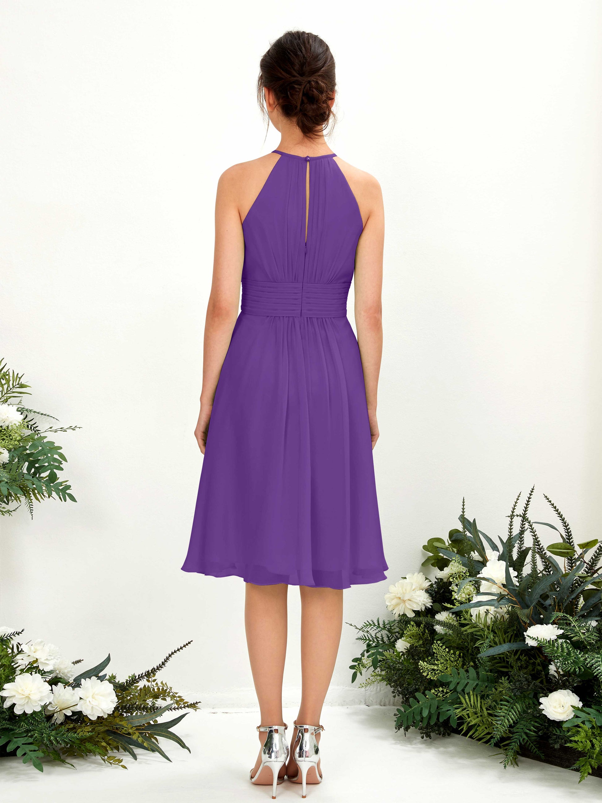 Cathie Regency Halter Midi Dress