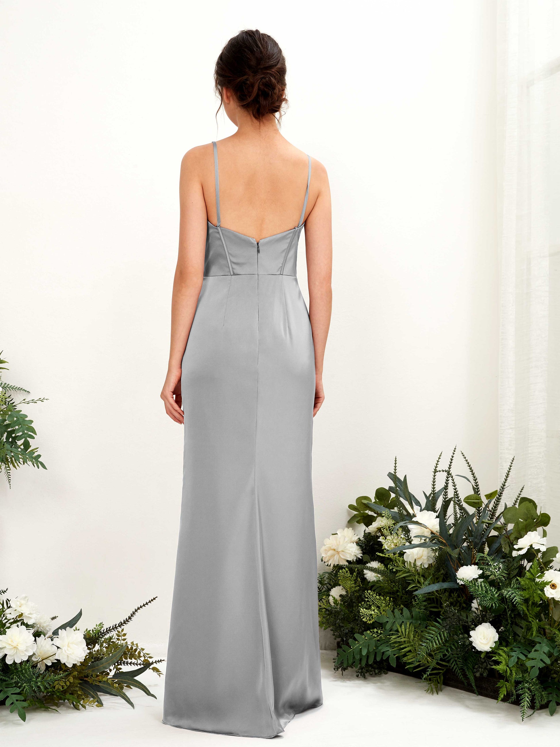 Cathy Dove Satin Sleeveless Maxi Dress