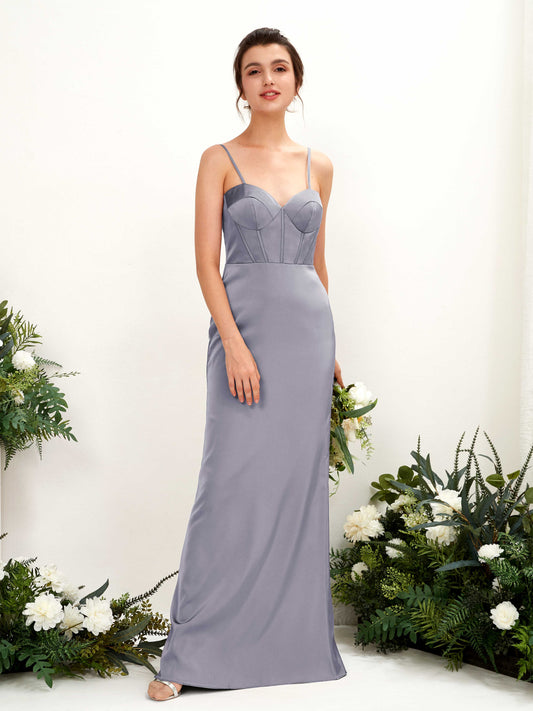 Cathy Purple Haze Satin Sleeveless Maxi Dress