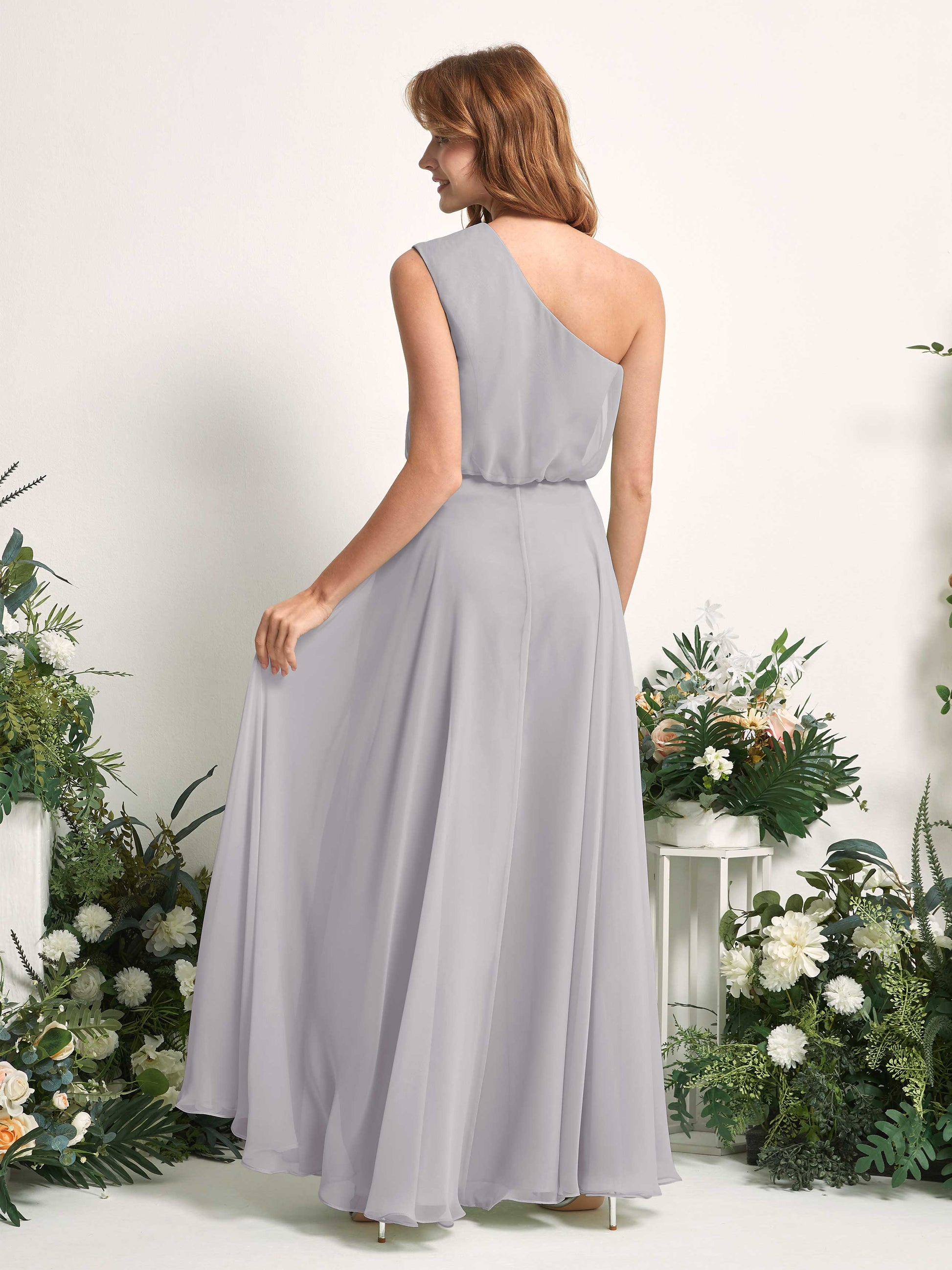 Cecily Dove One Shoulder Maxi Dress