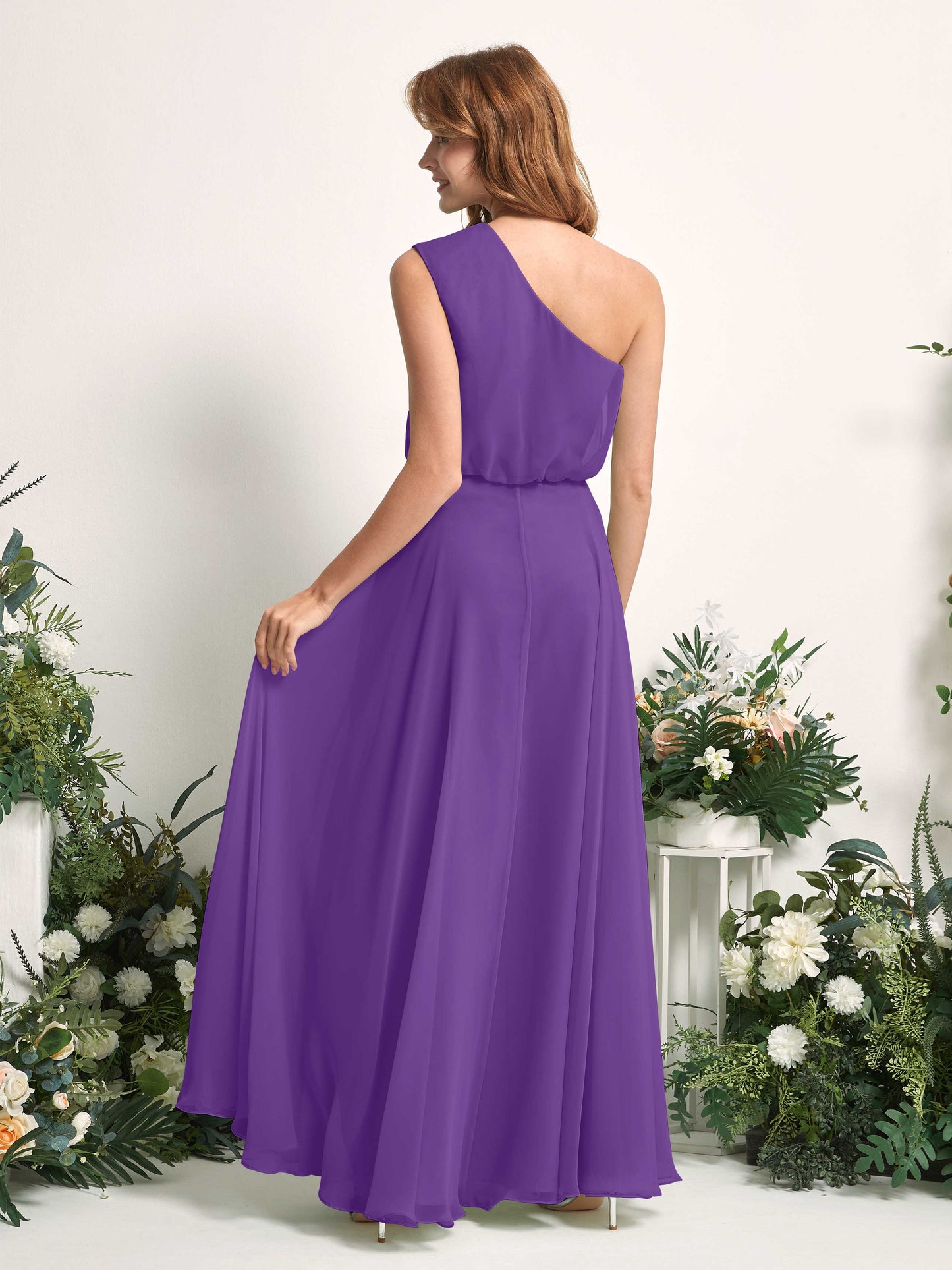 Cecily Regency One Shoulder Maxi Dress