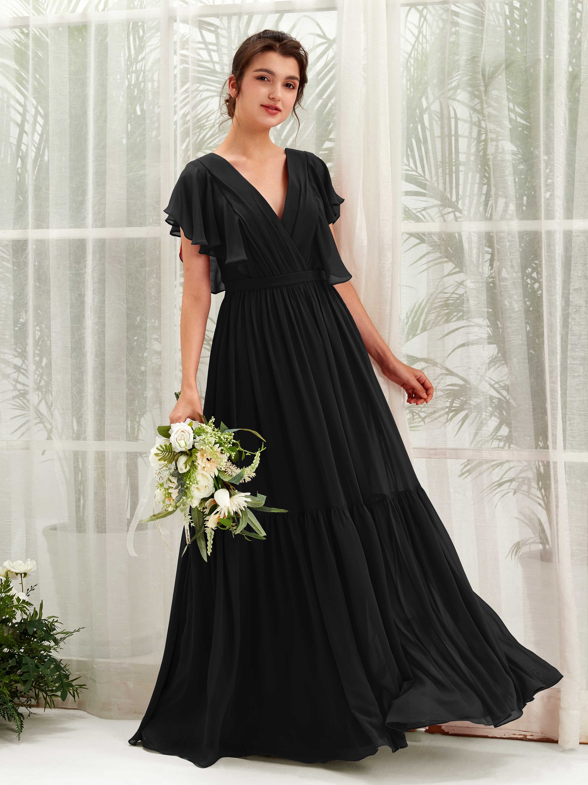 Chaya Black Maxi Dress