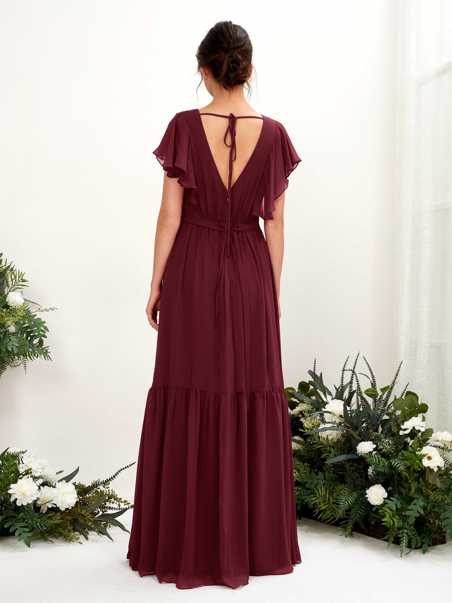 Chaya Burgundy Maxi Dress