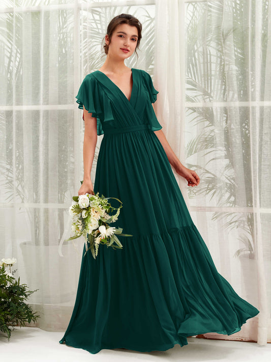 Chaya Dark Emerald Maxi Dress