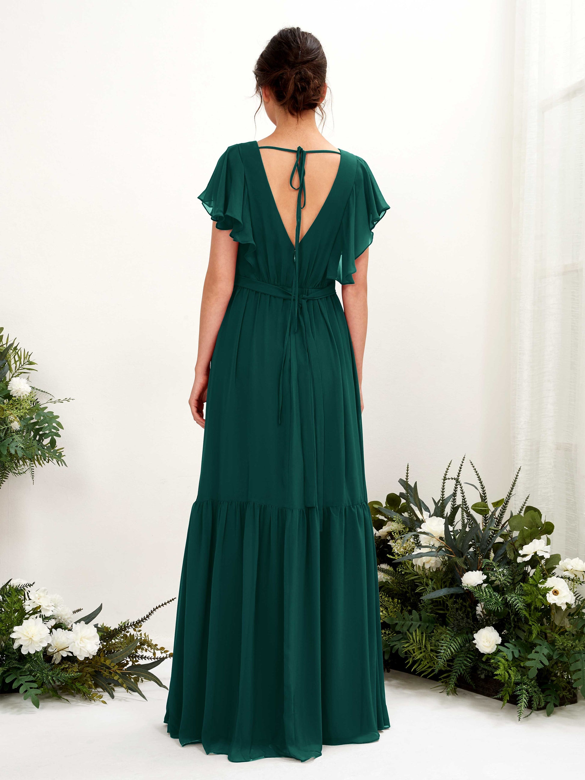 Chaya Dark Emerald Maxi Dress