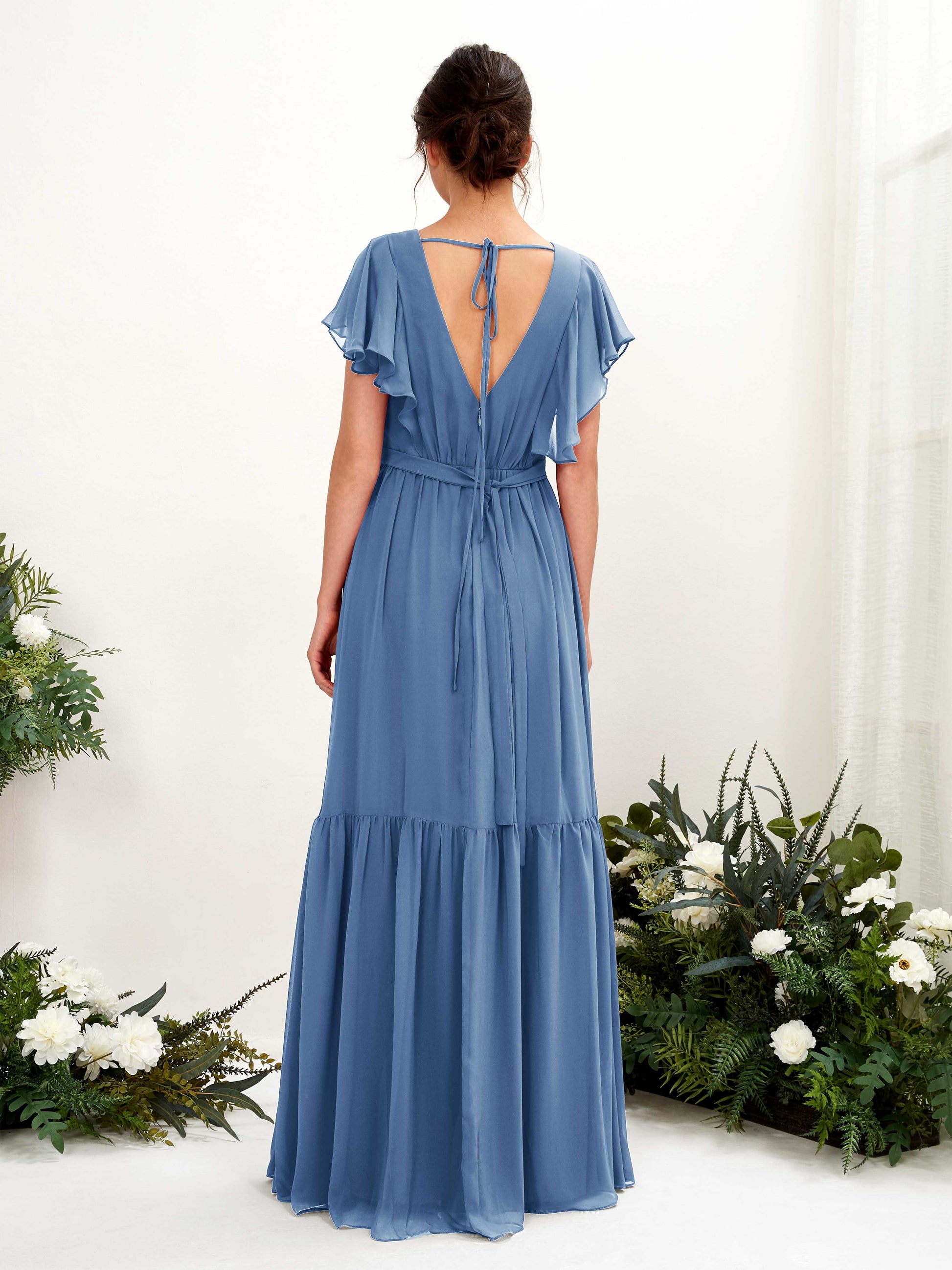 Chaya Dusty Blue Maxi Dress