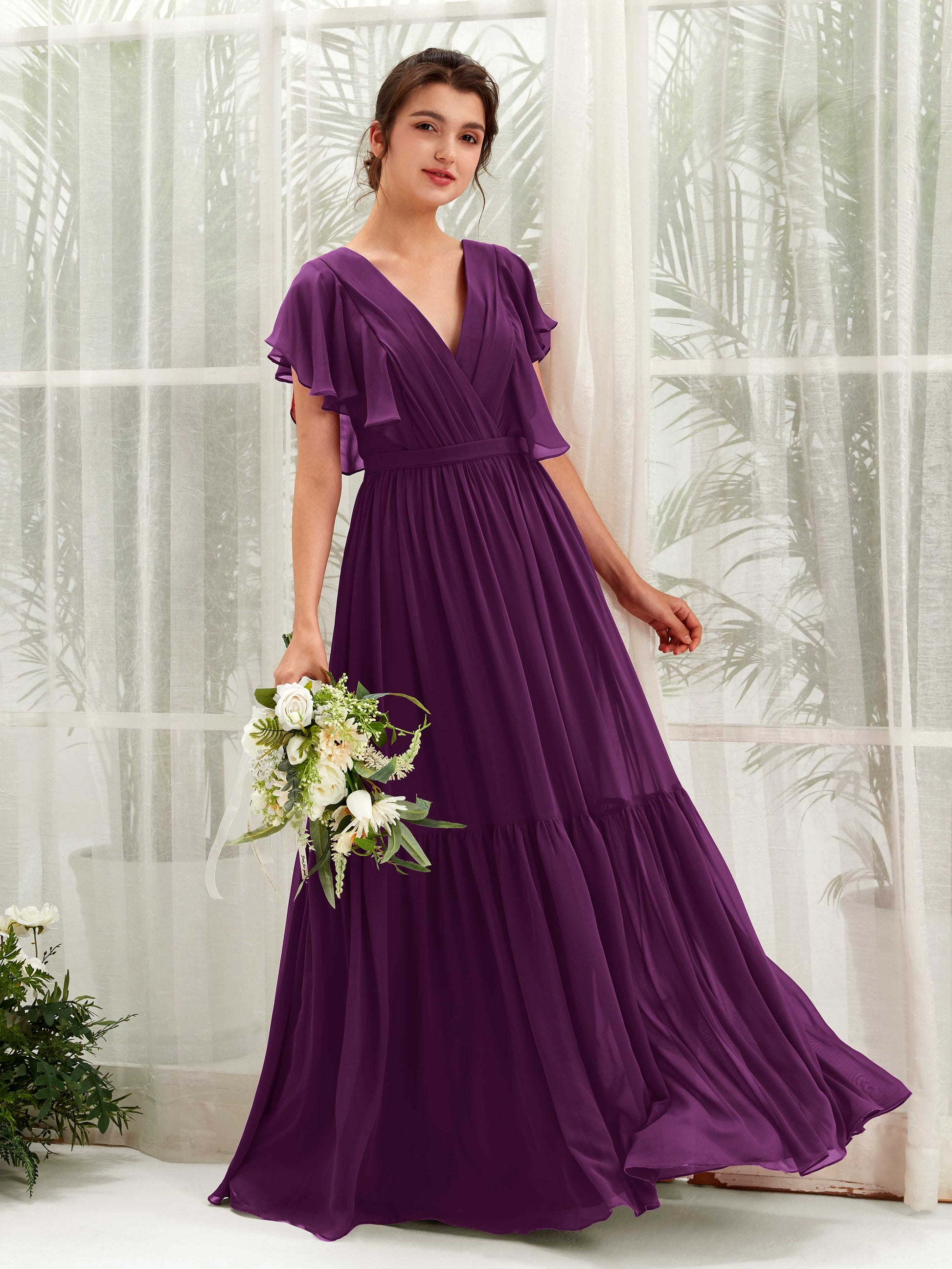 Chaya Grape Maxi Dress