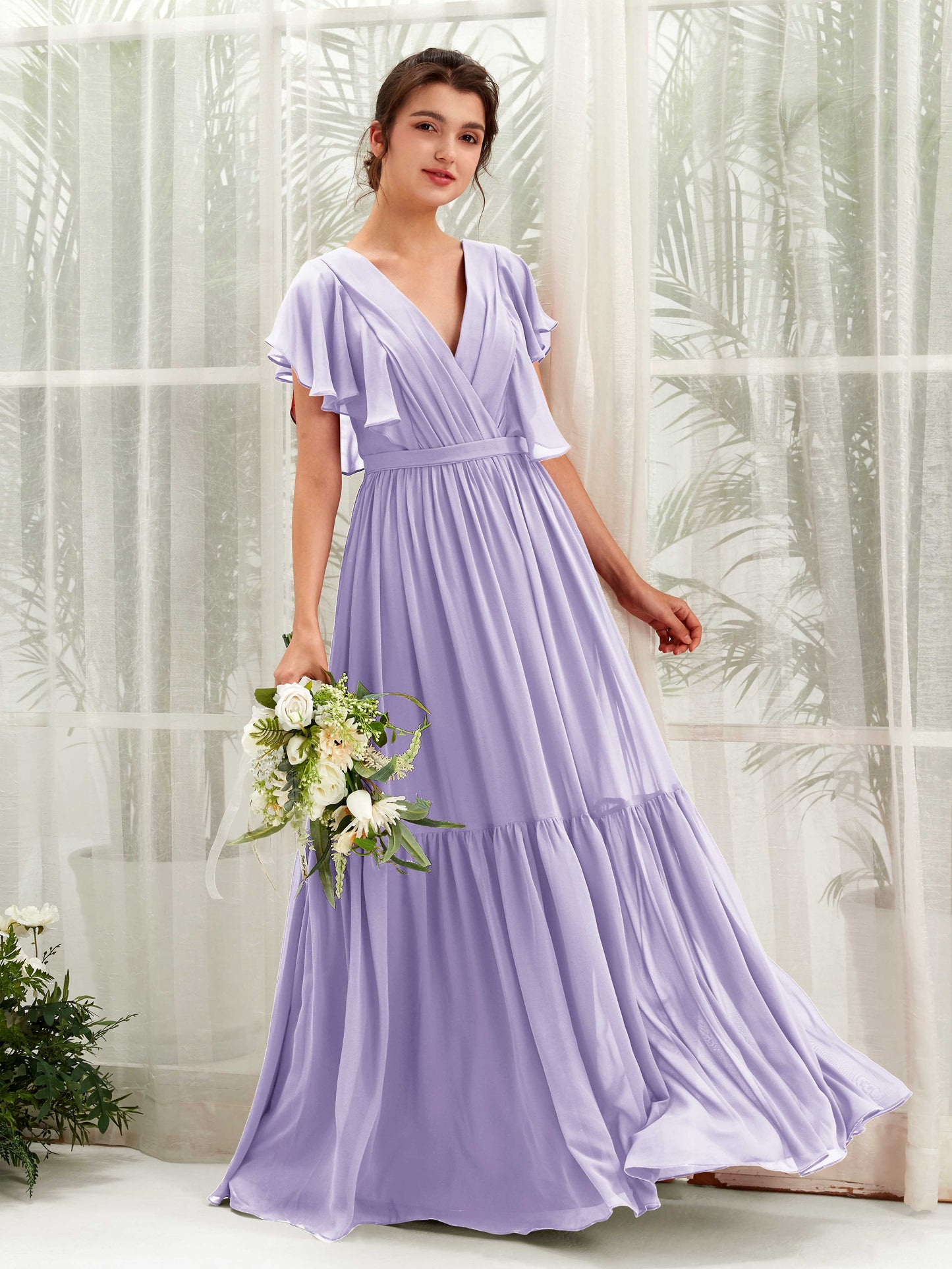 Chaya Lilac Maxi Dress