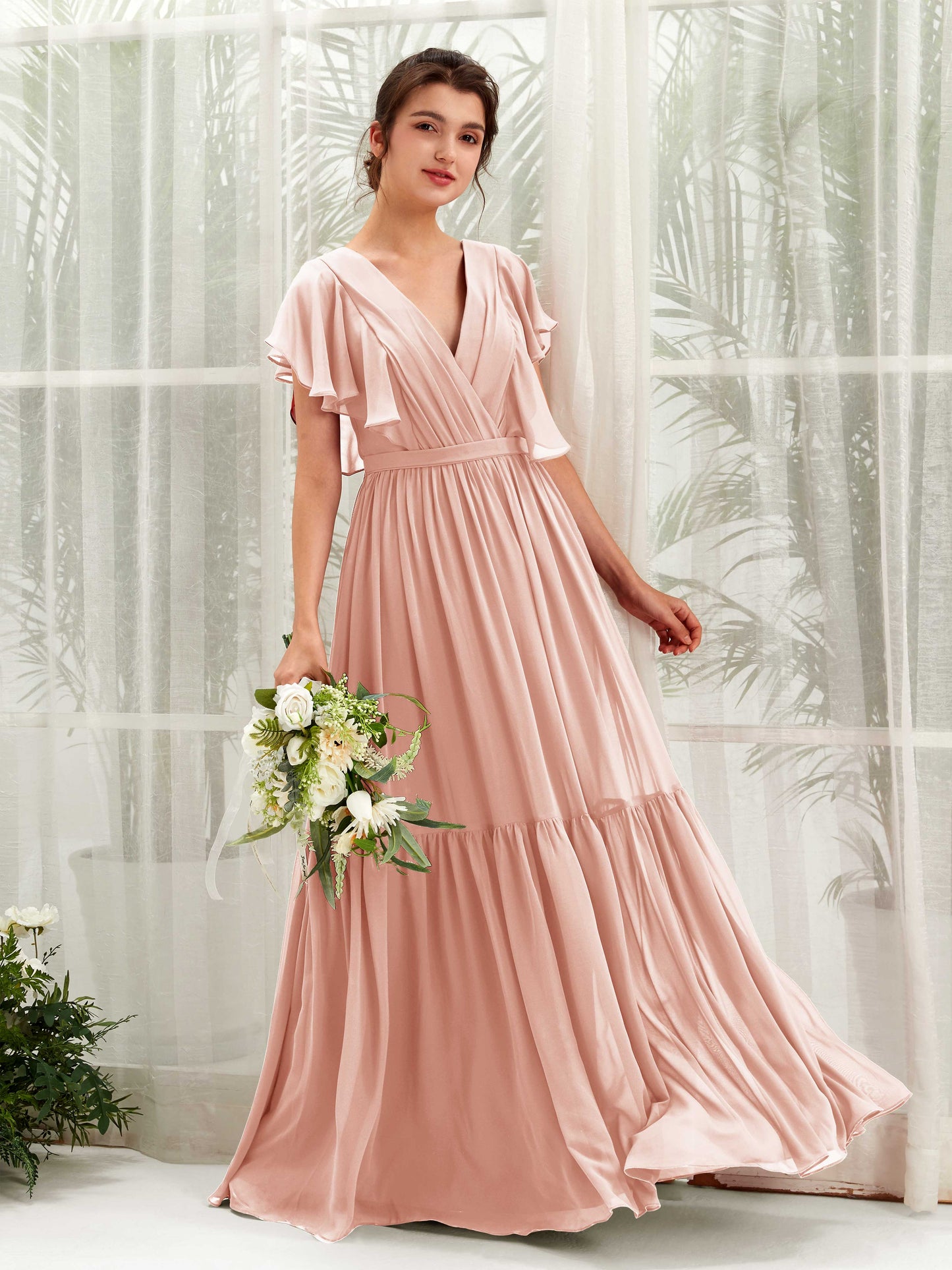 Chaya Pearl Pink Maxi Dress