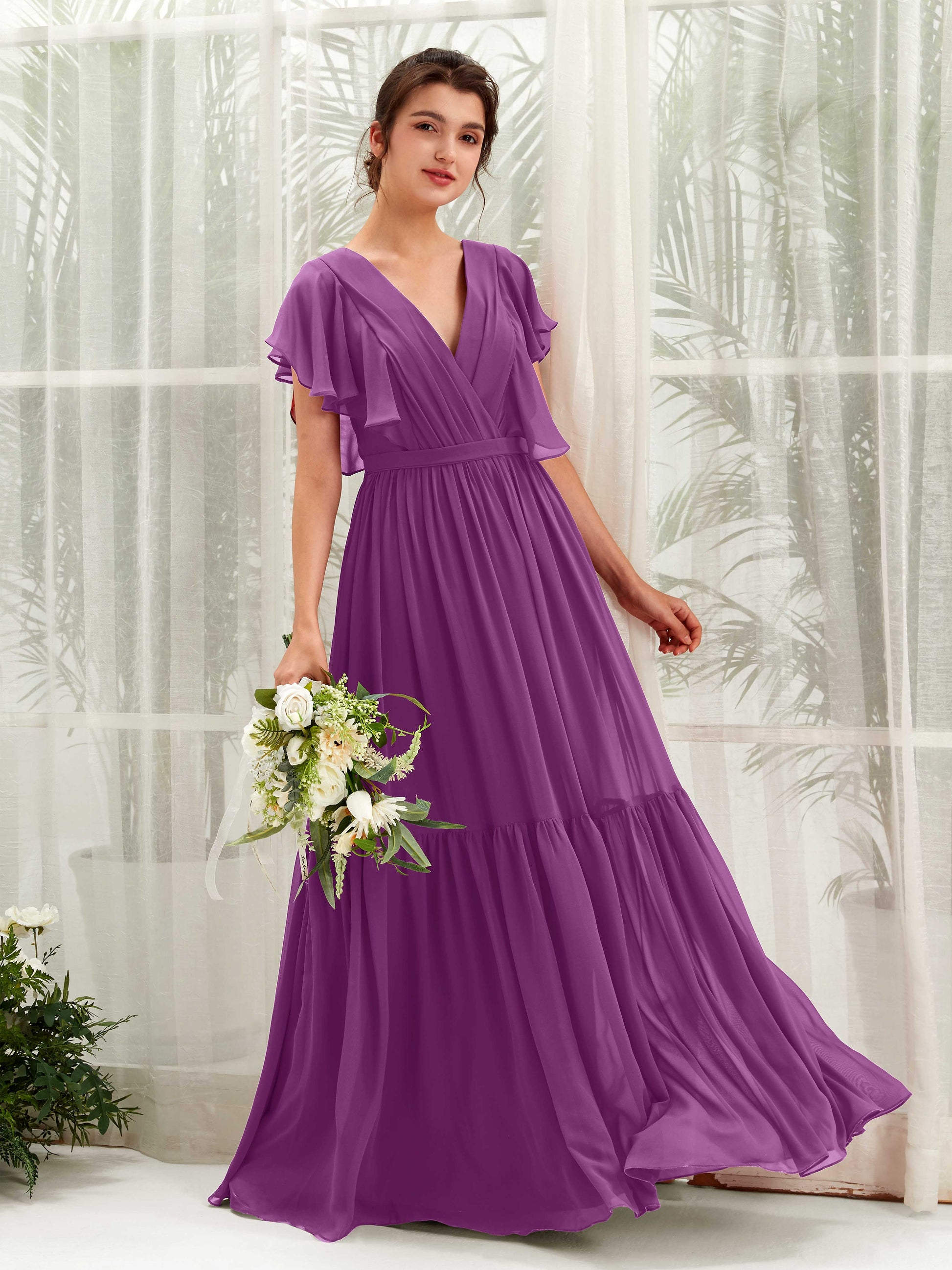 Chaya Purple Maxi Dress