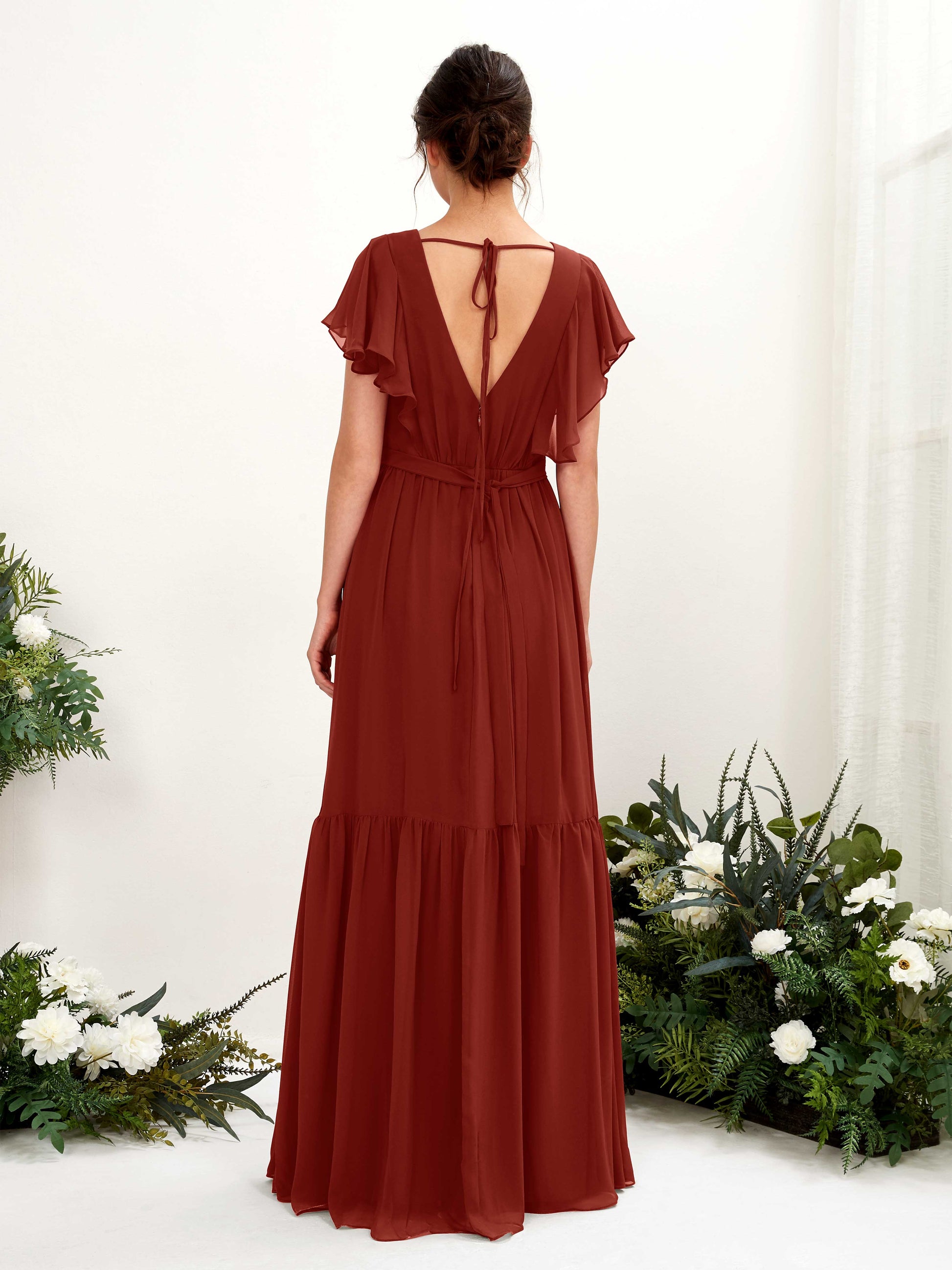 Chaya Rust Maxi Dress