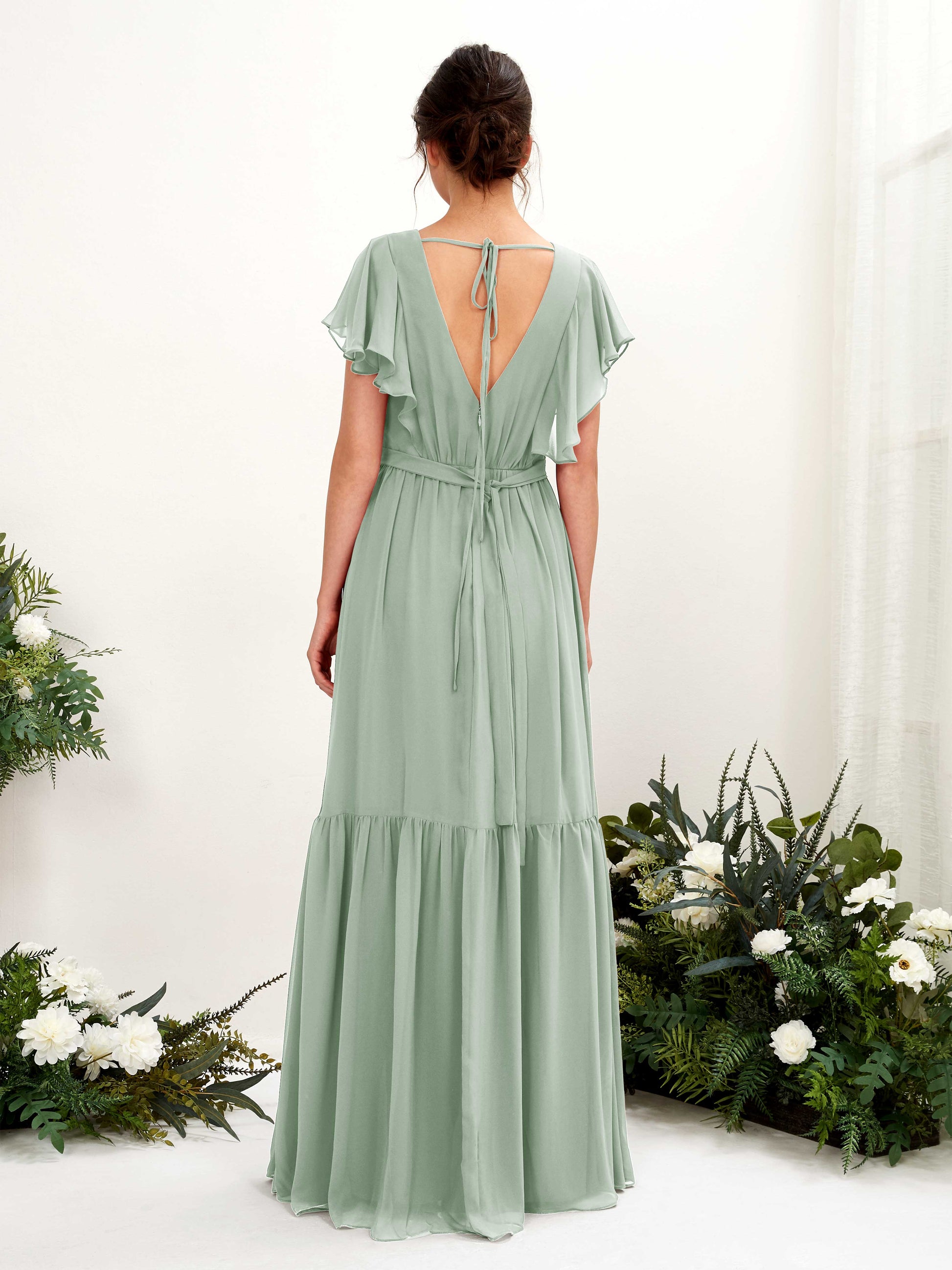 Chaya Sage Green Maxi Dress