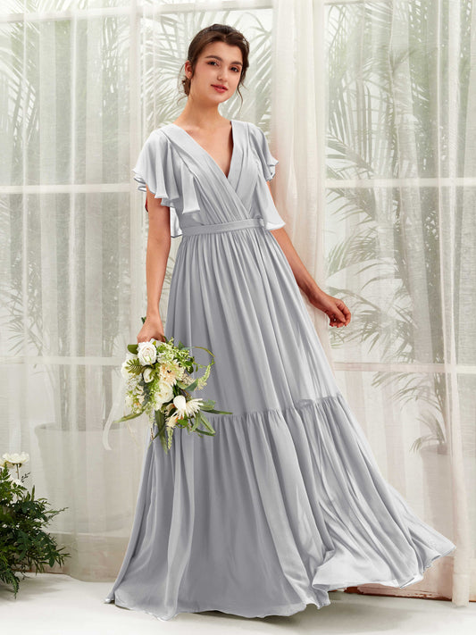 Chaya Silver Maxi Dress