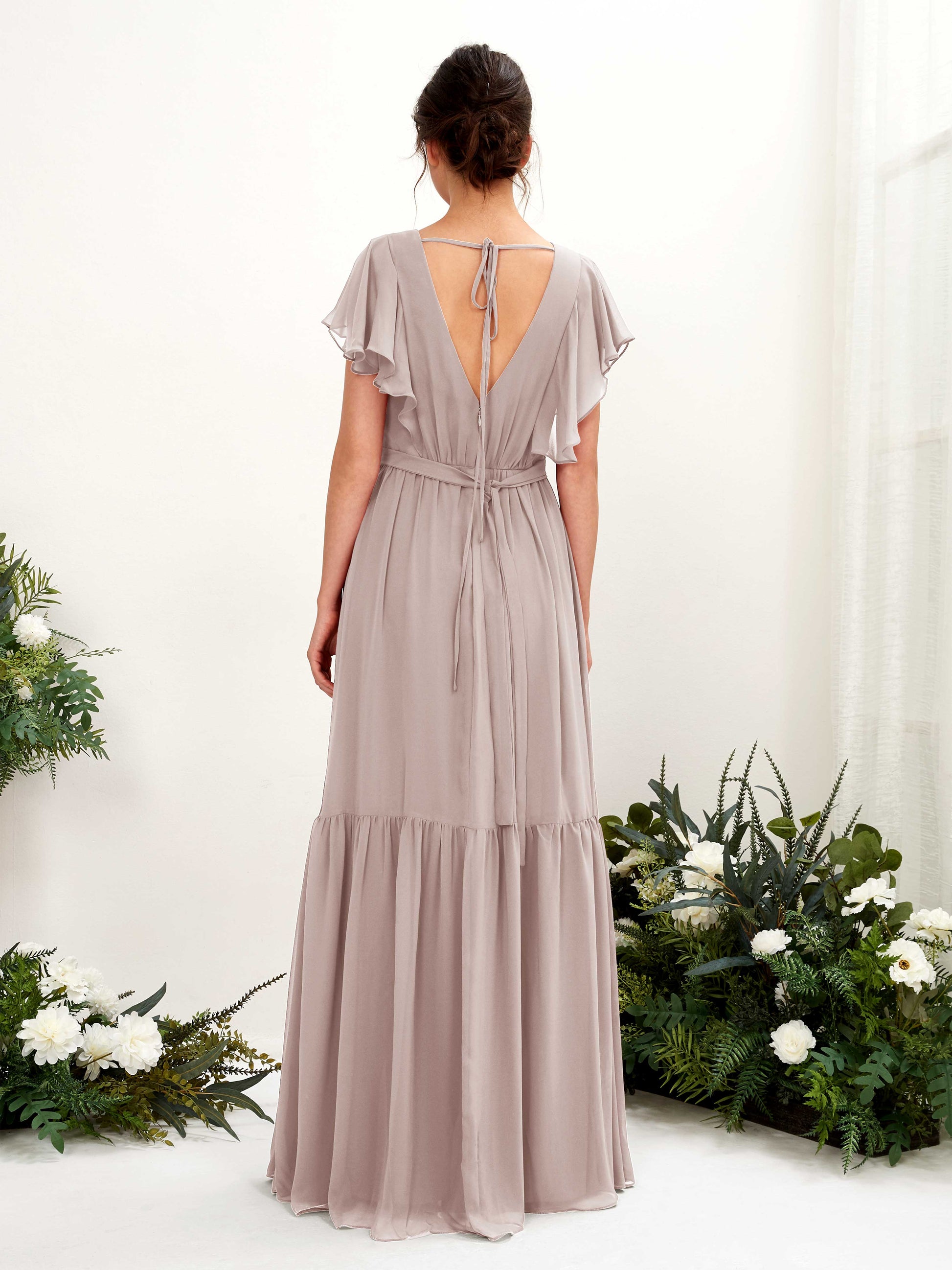 Chaya Taupe Maxi Dress