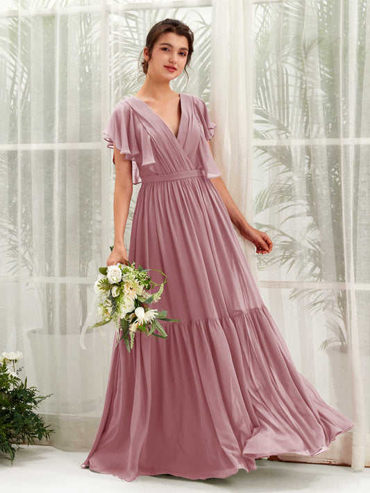 Chaya Vintage Mauve Maxi Dress