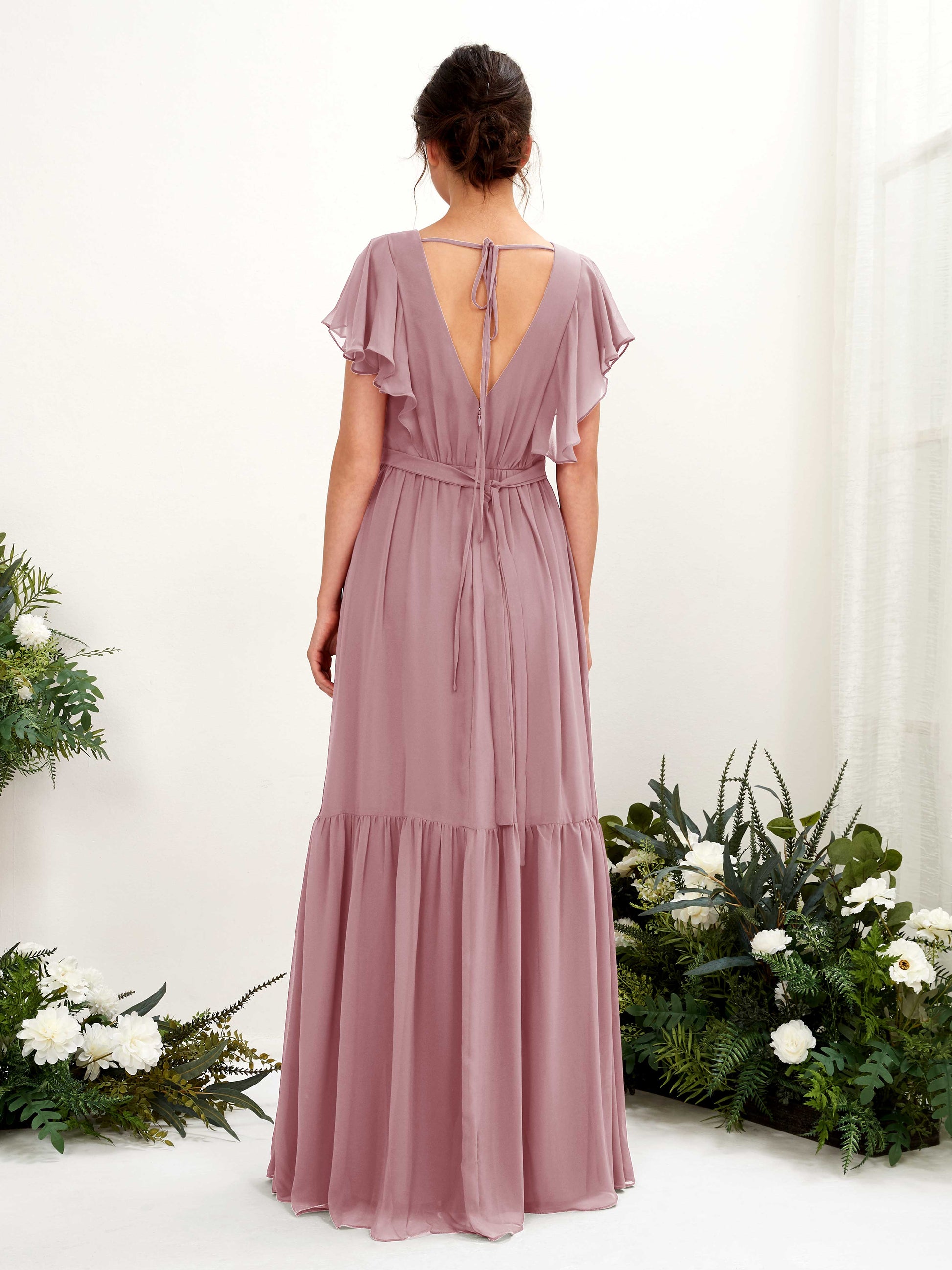 Chaya Vintage Mauve Maxi Dress