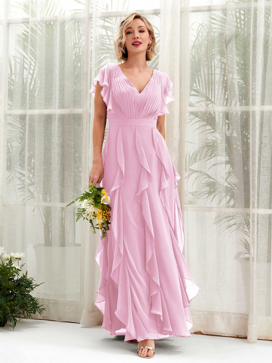 Cynthia Candy Pink Sleeveless Maxi Dress