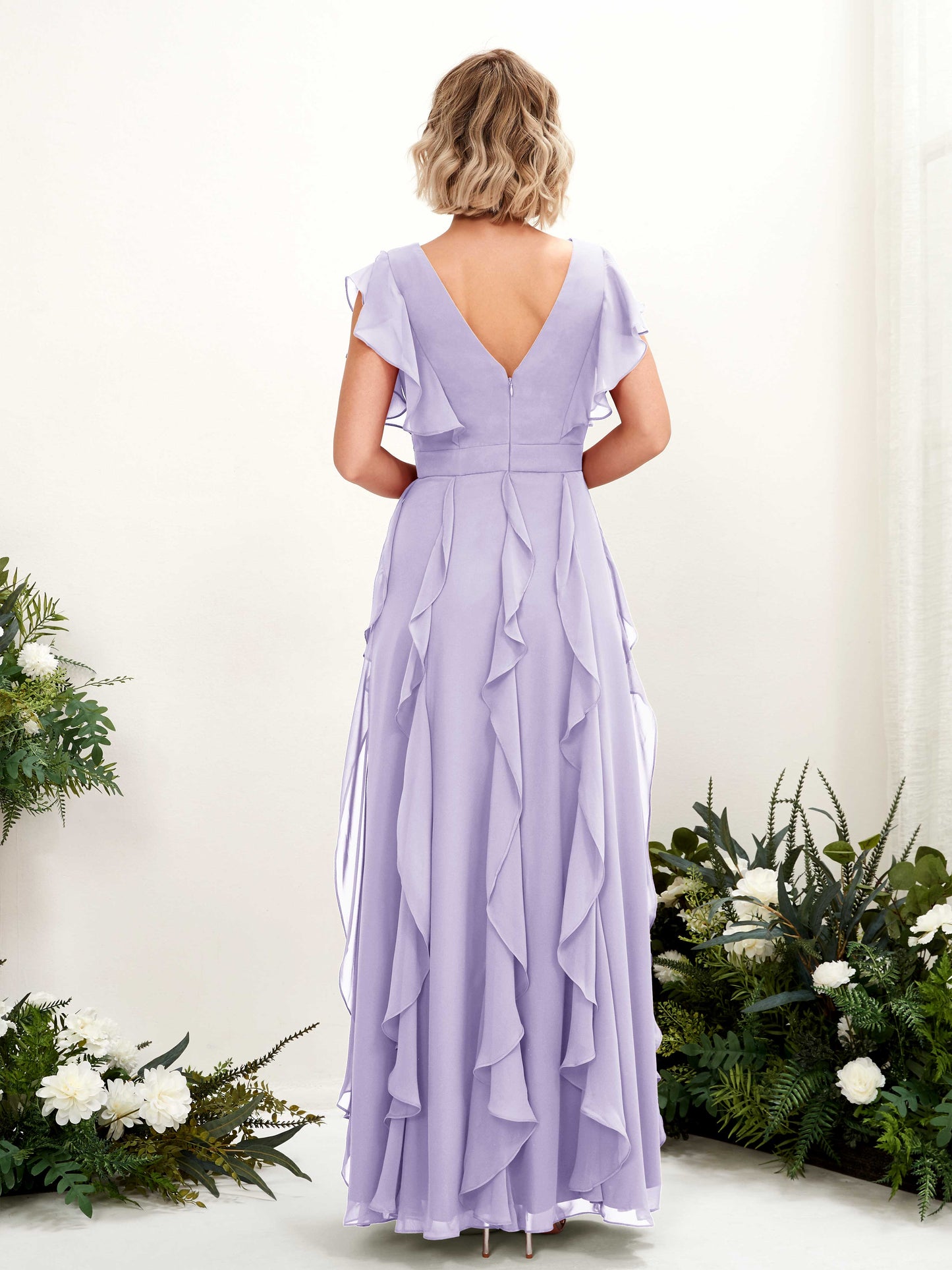 Cynthia Lilac Sleeveless Maxi Dress