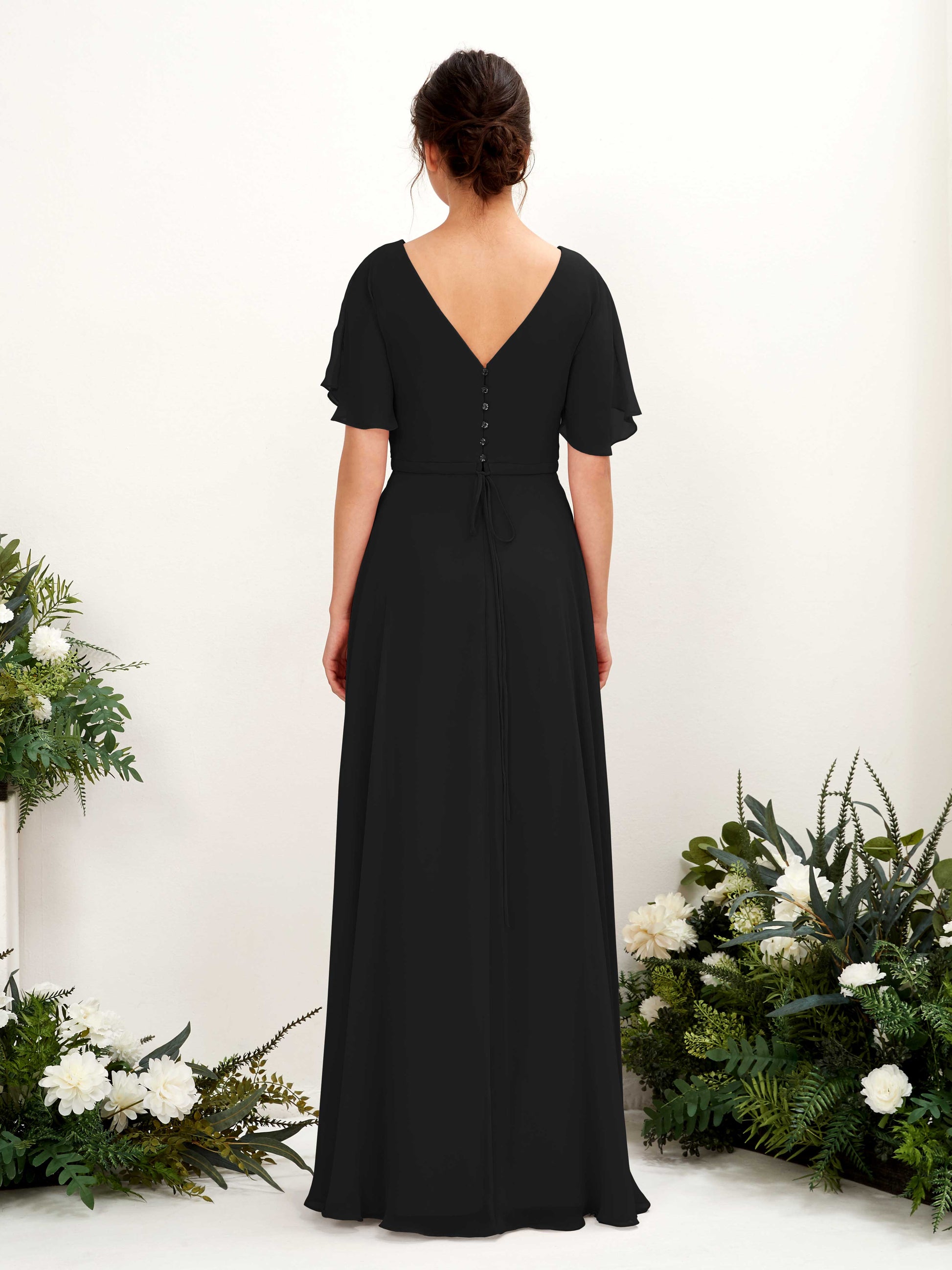 Daphne Black Maxi Dress