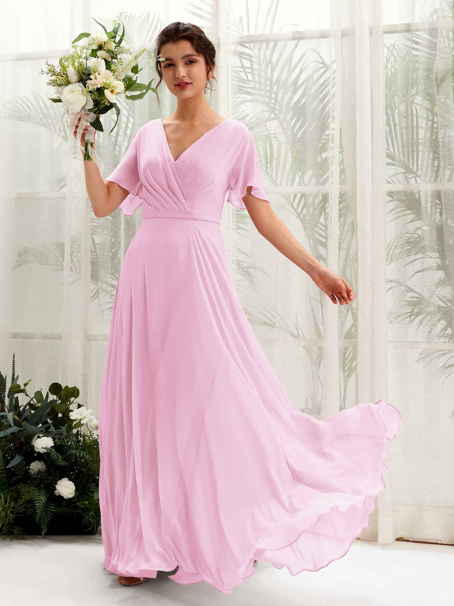 Daphne Candy Pink Maxi Dress