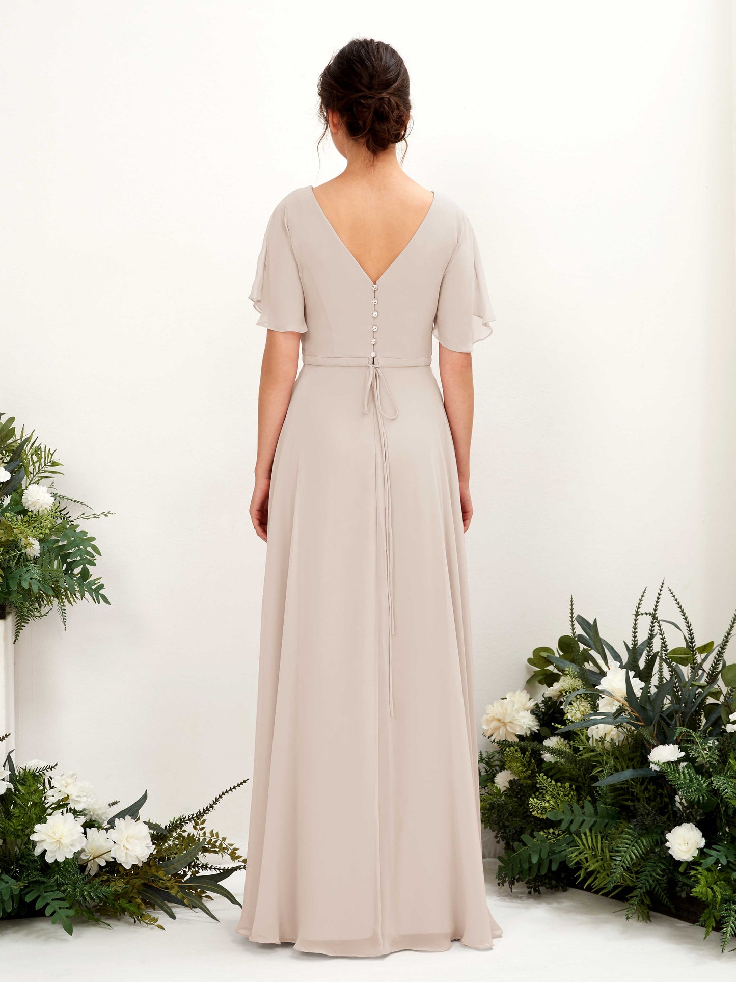 Daphne Champagne Maxi Dress