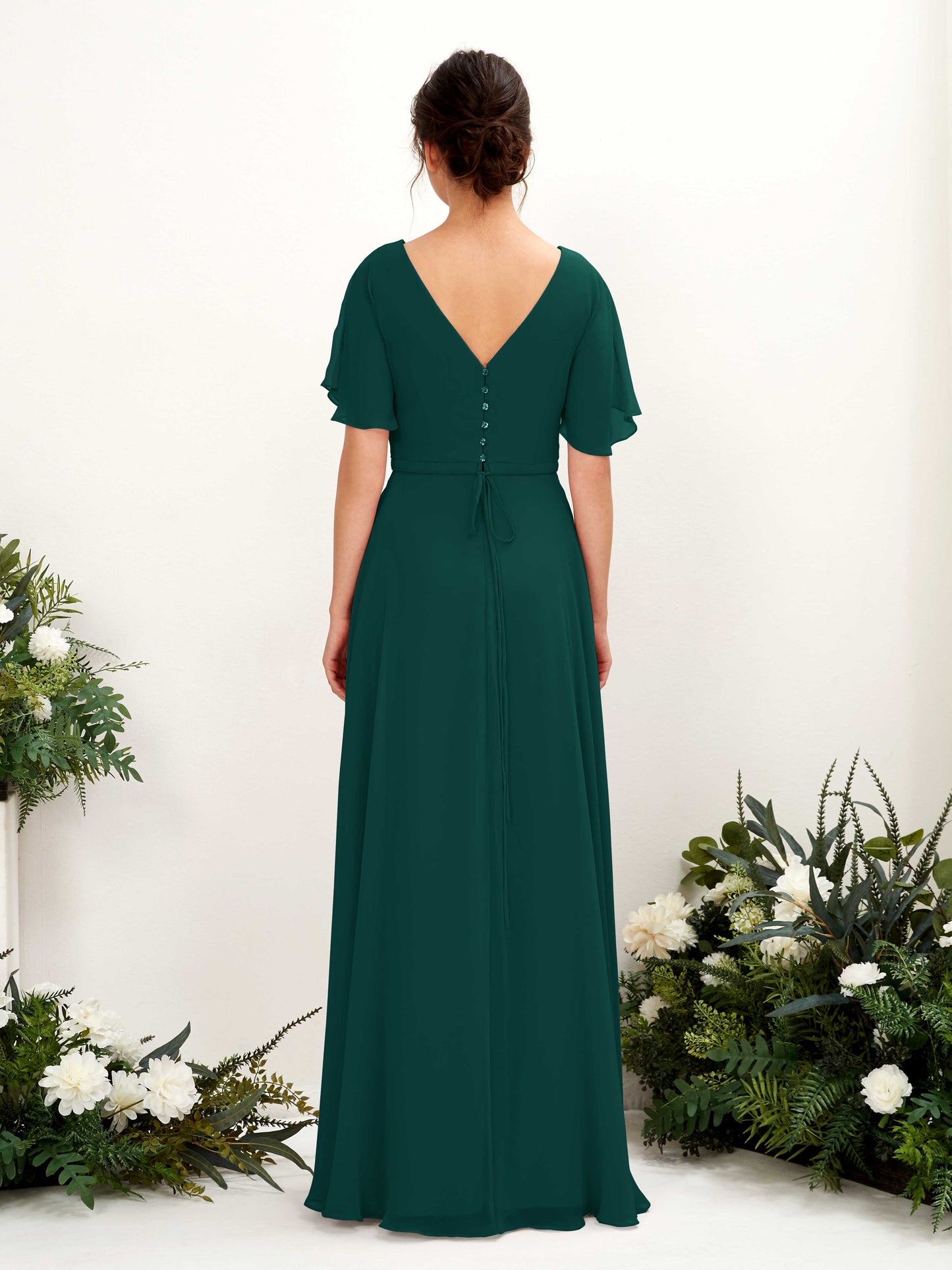 Daphne Dark Emerald Maxi Dress