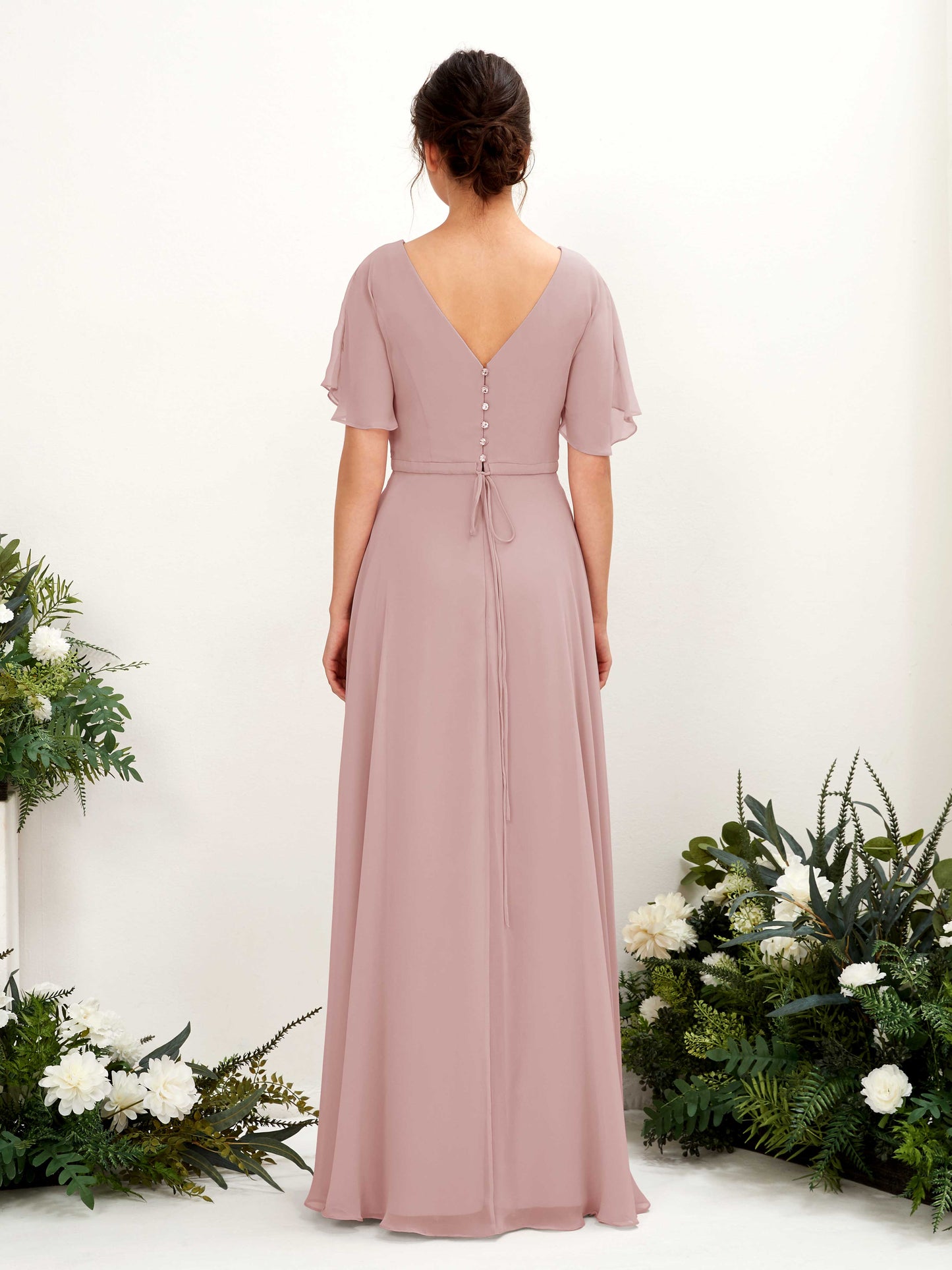 Daphne Dusty Rose Maxi Dress