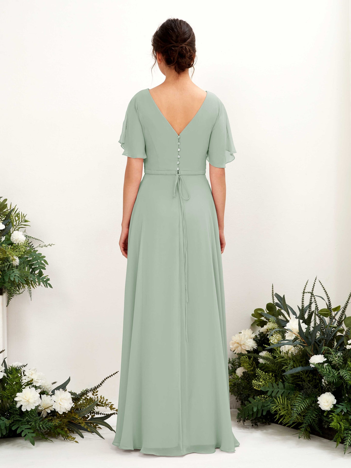 Daphne Sage Green Maxi Dress