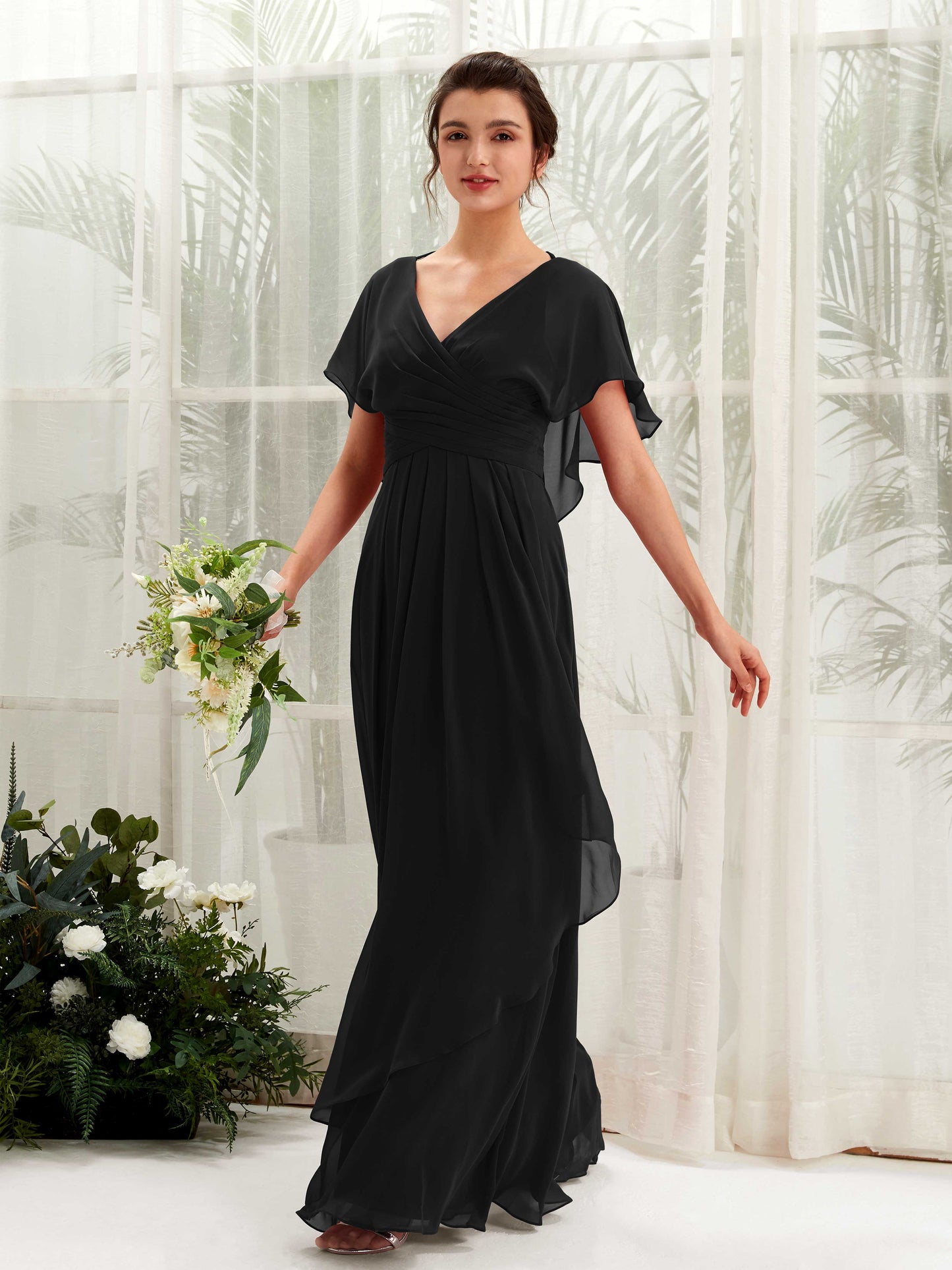 Darlene Black Maxi Dress