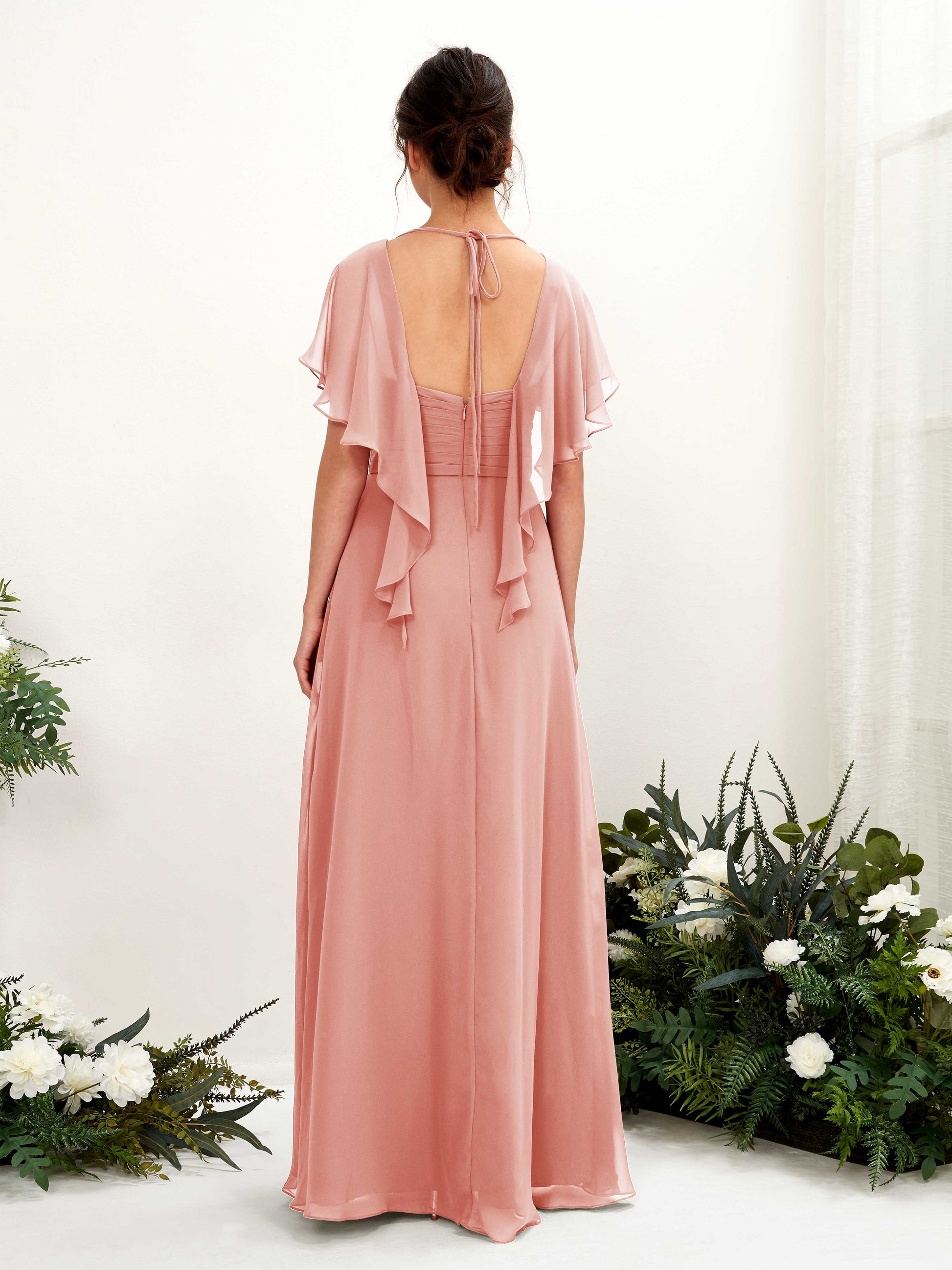 Darlene Champagne Rose Maxi Dress