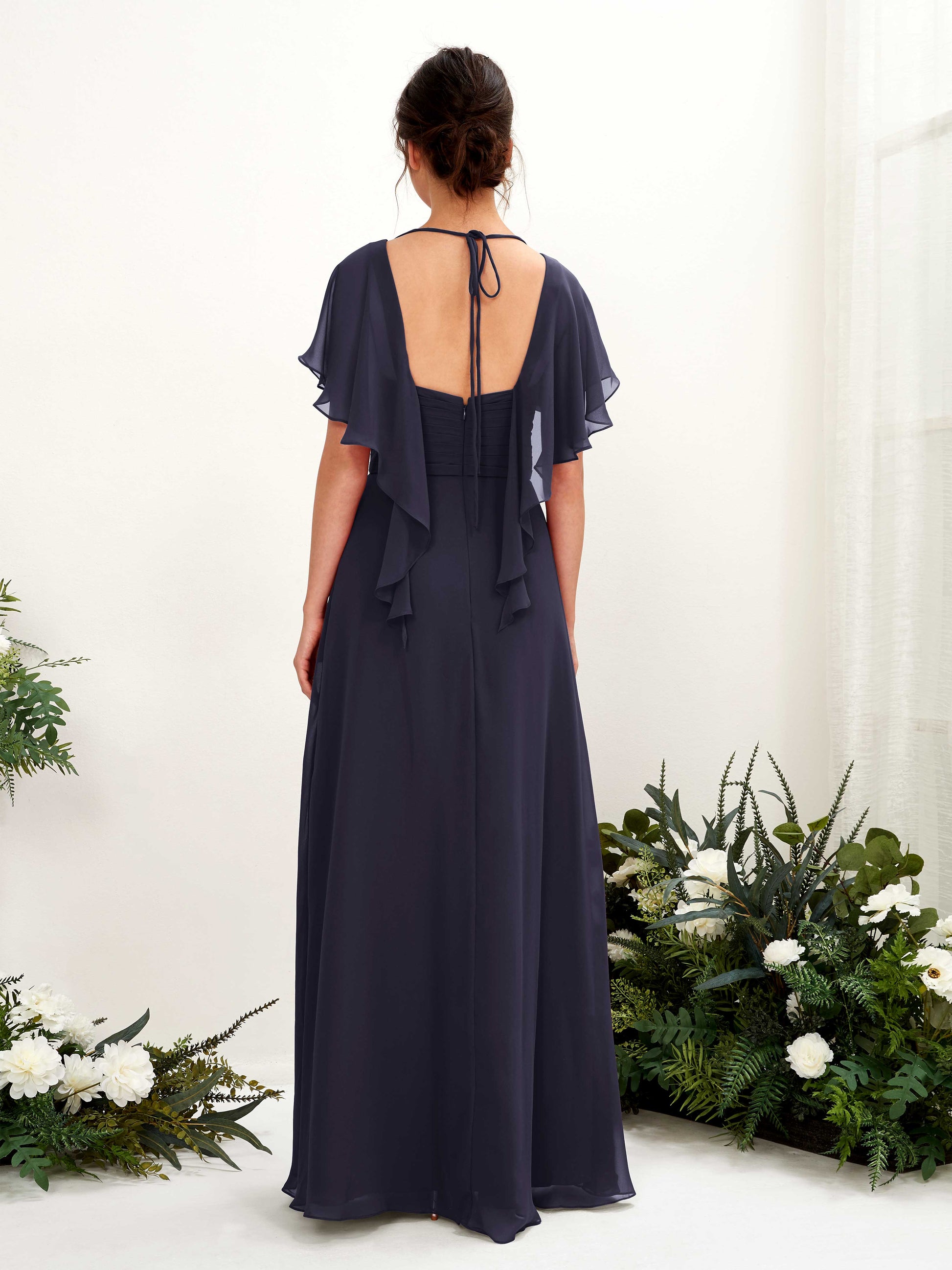 Darlene Dark Navy Maxi Dress