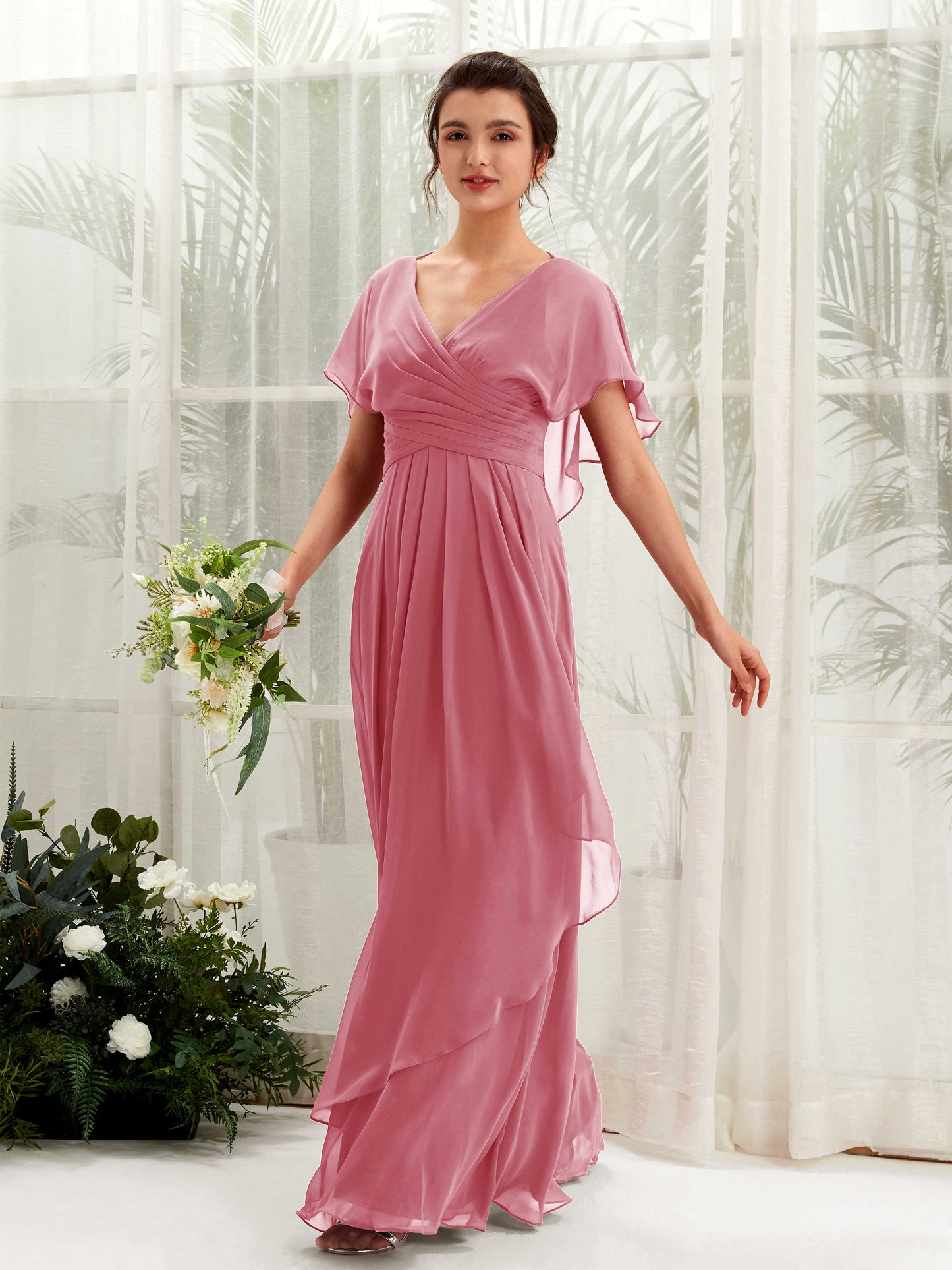 Darlene Desert Rose Maxi Dress