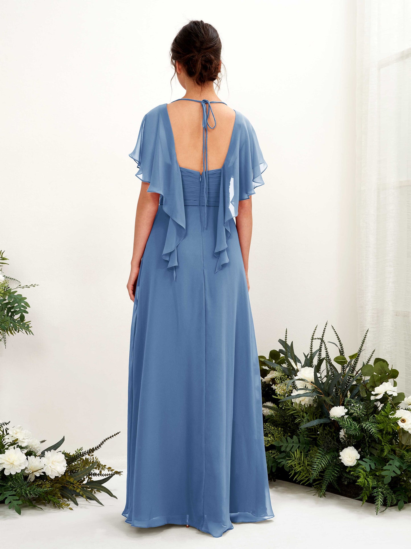 Darlene Dusty Blue Maxi Dress