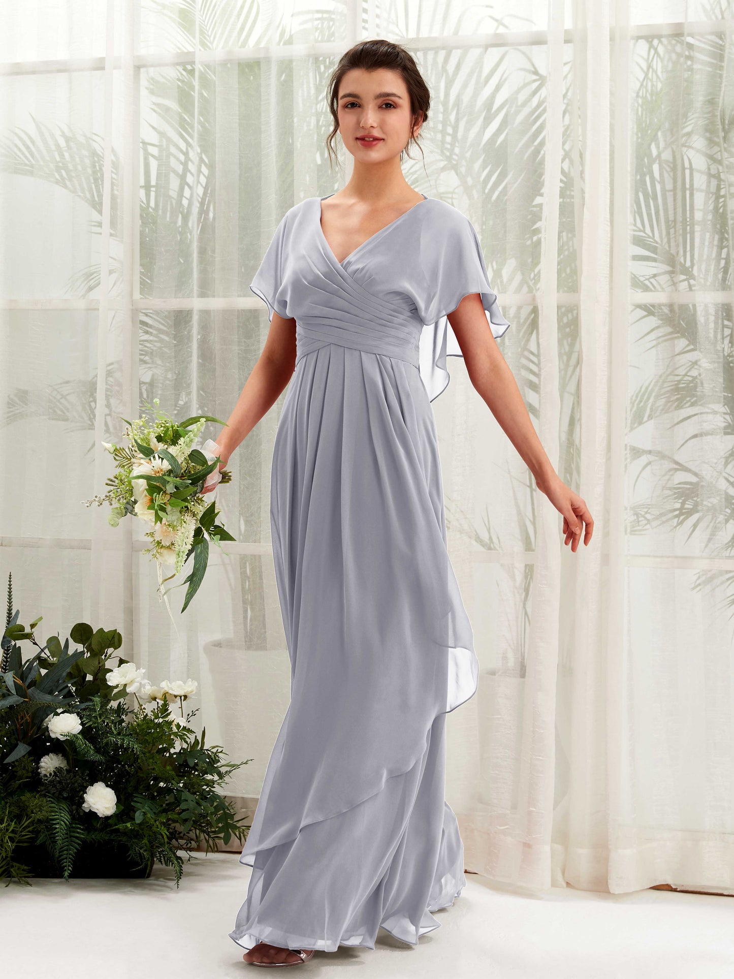 Darlene Dusty Lavender Maxi Dress