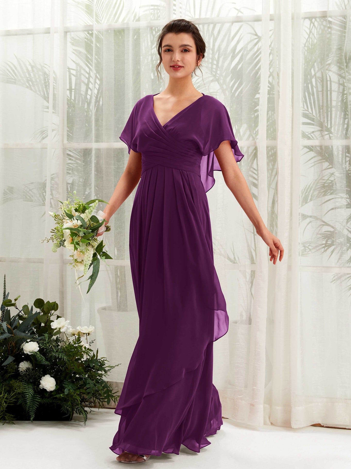 Darlene Grape Maxi Dress