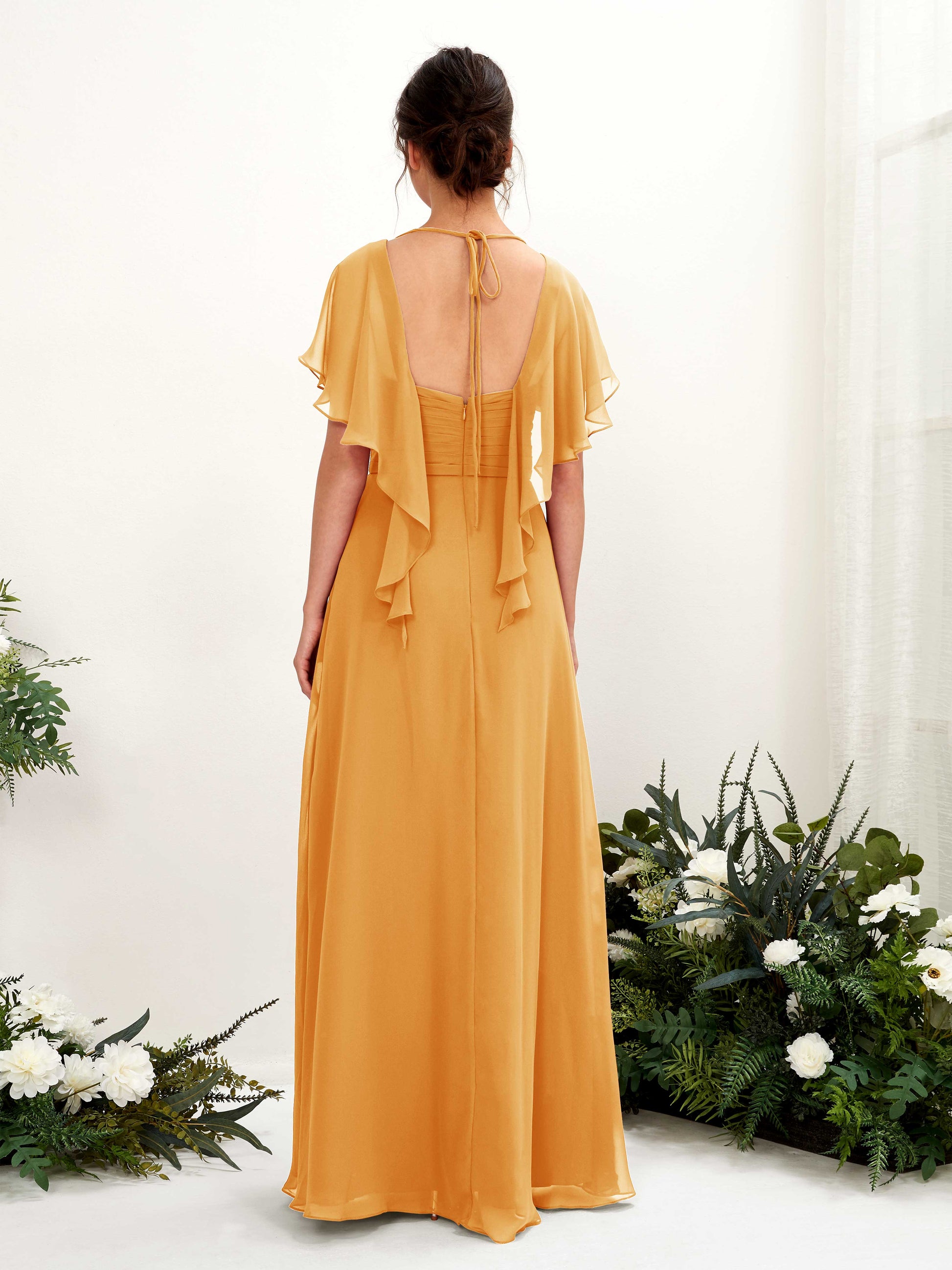 Darlene Mango Maxi Dress