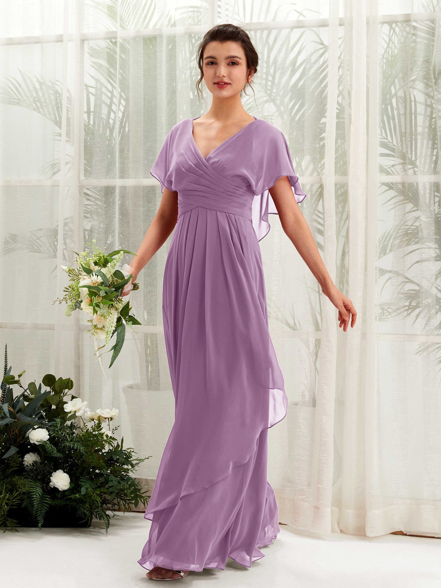 Darlene Orchid Mist Maxi Dress