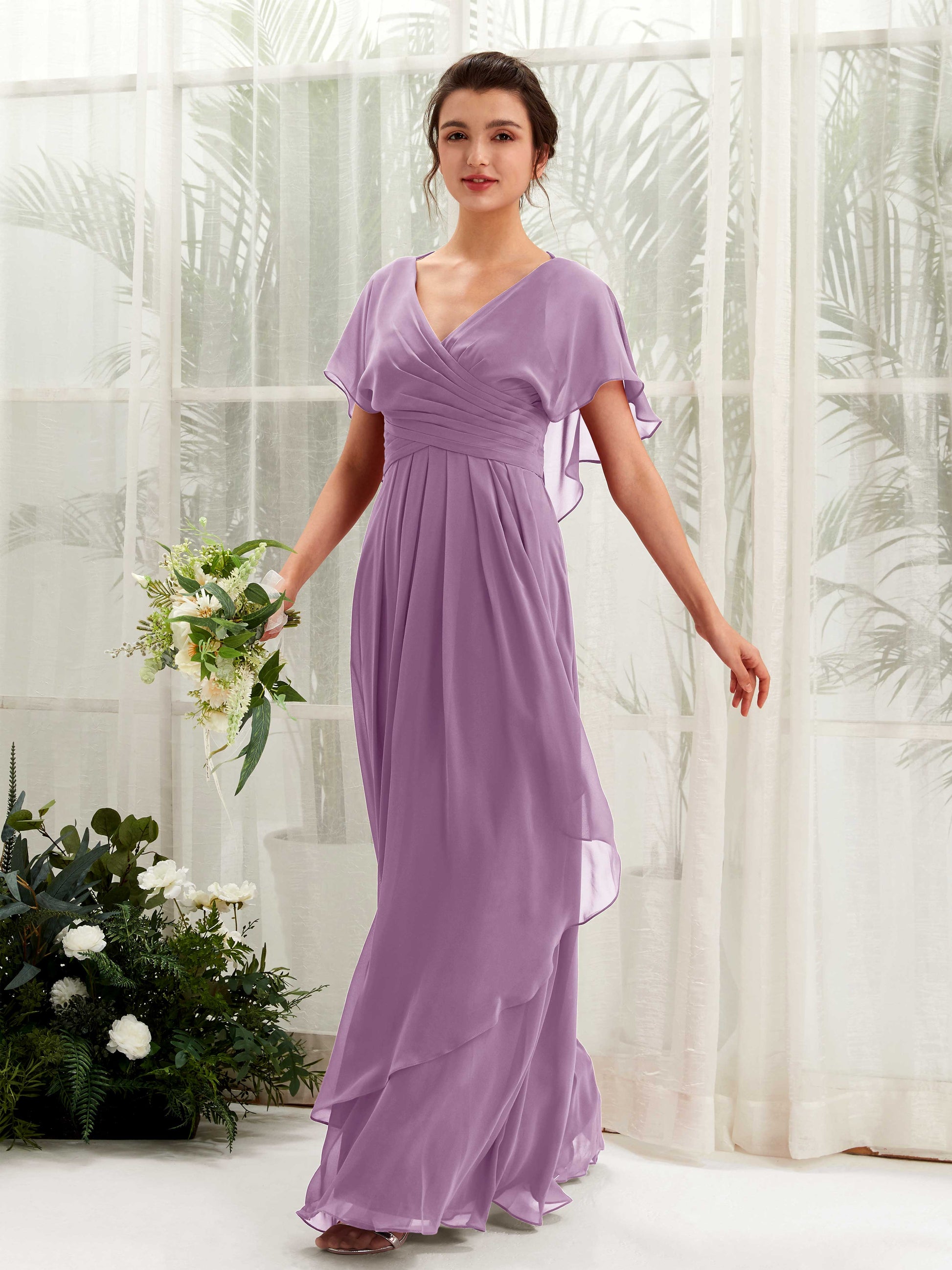 Darlene Orchid Mist Maxi Dress