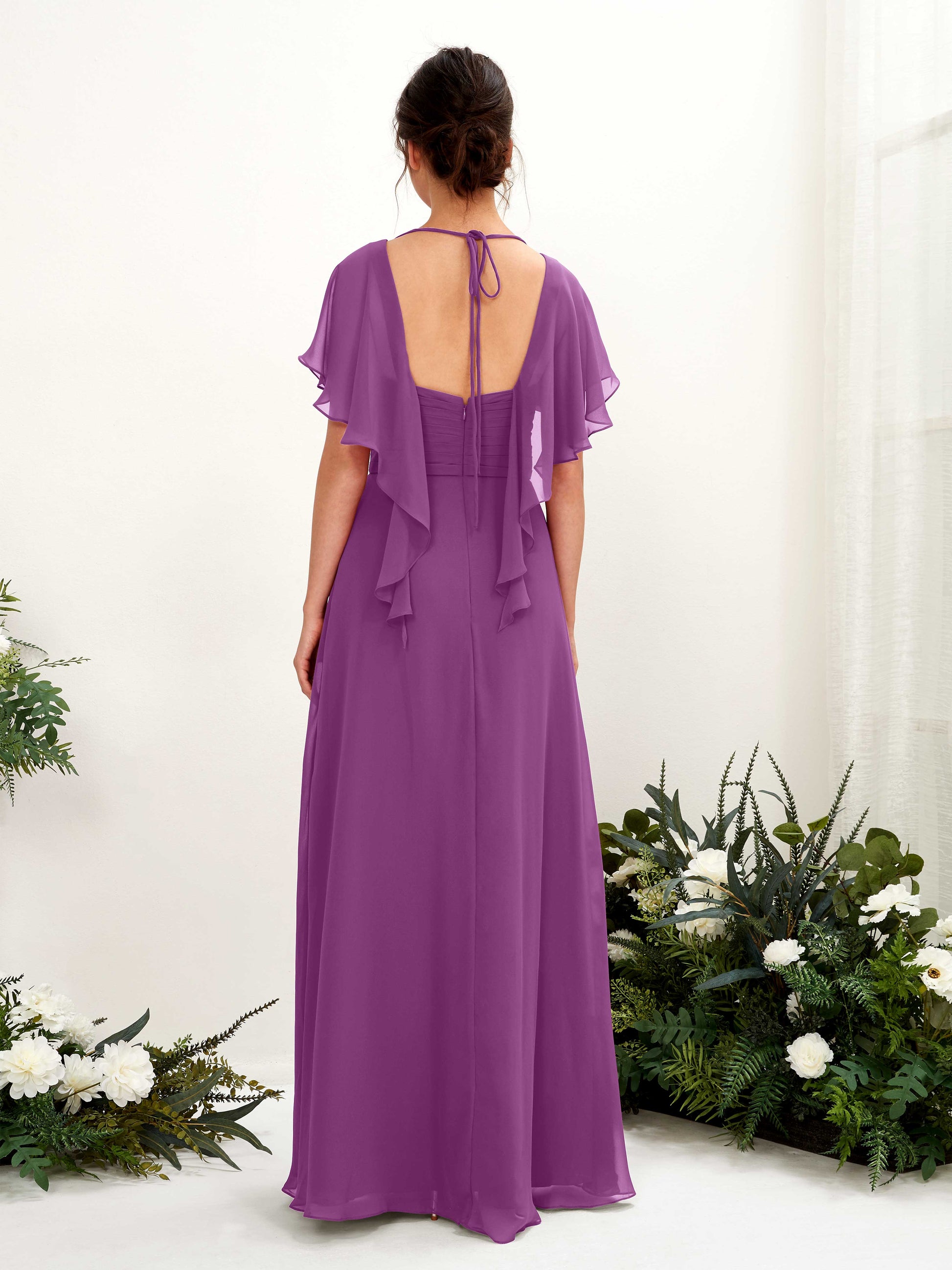 Darlene Purple Maxi Dress