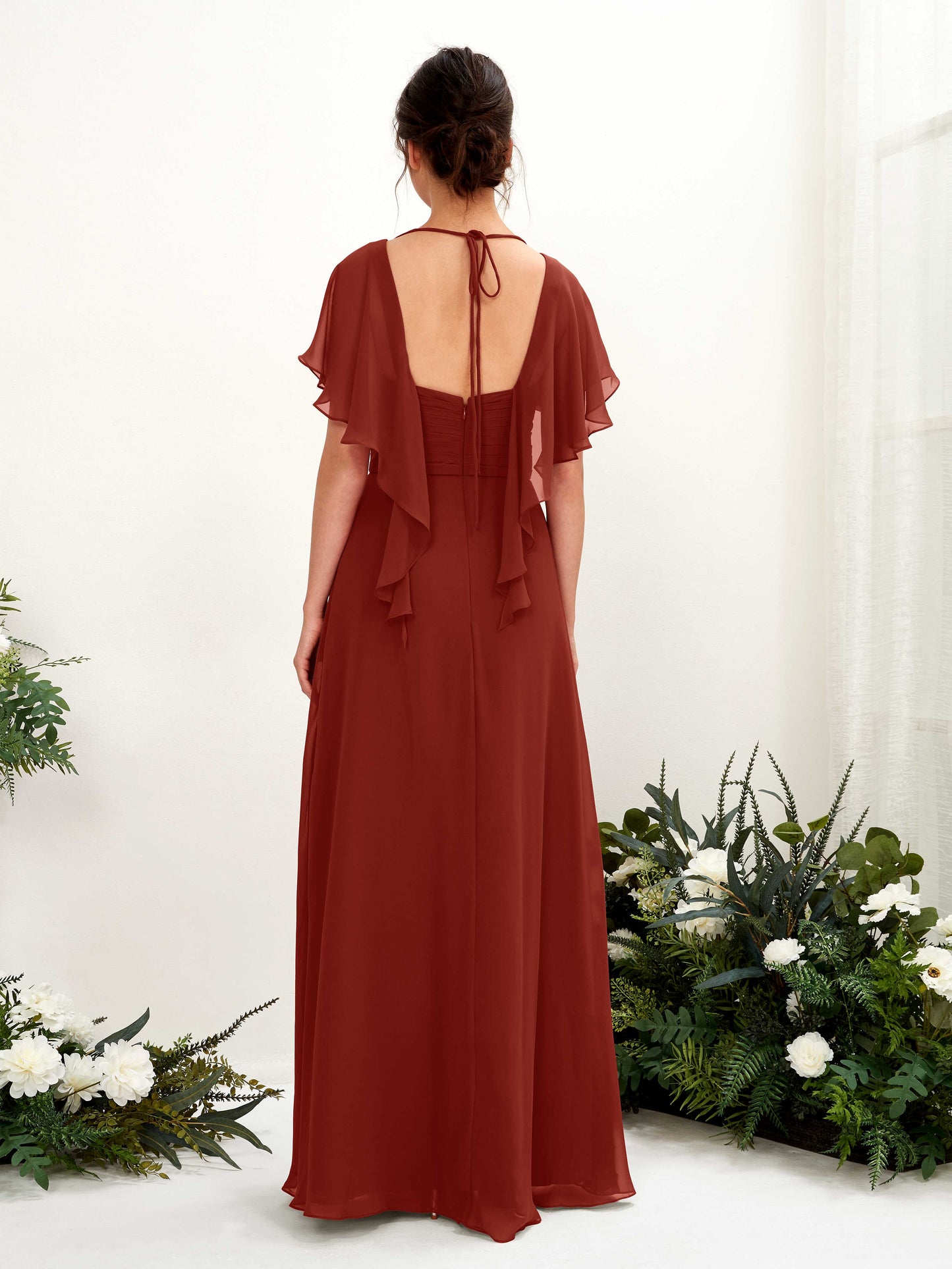 Darlene Rust Maxi Dress