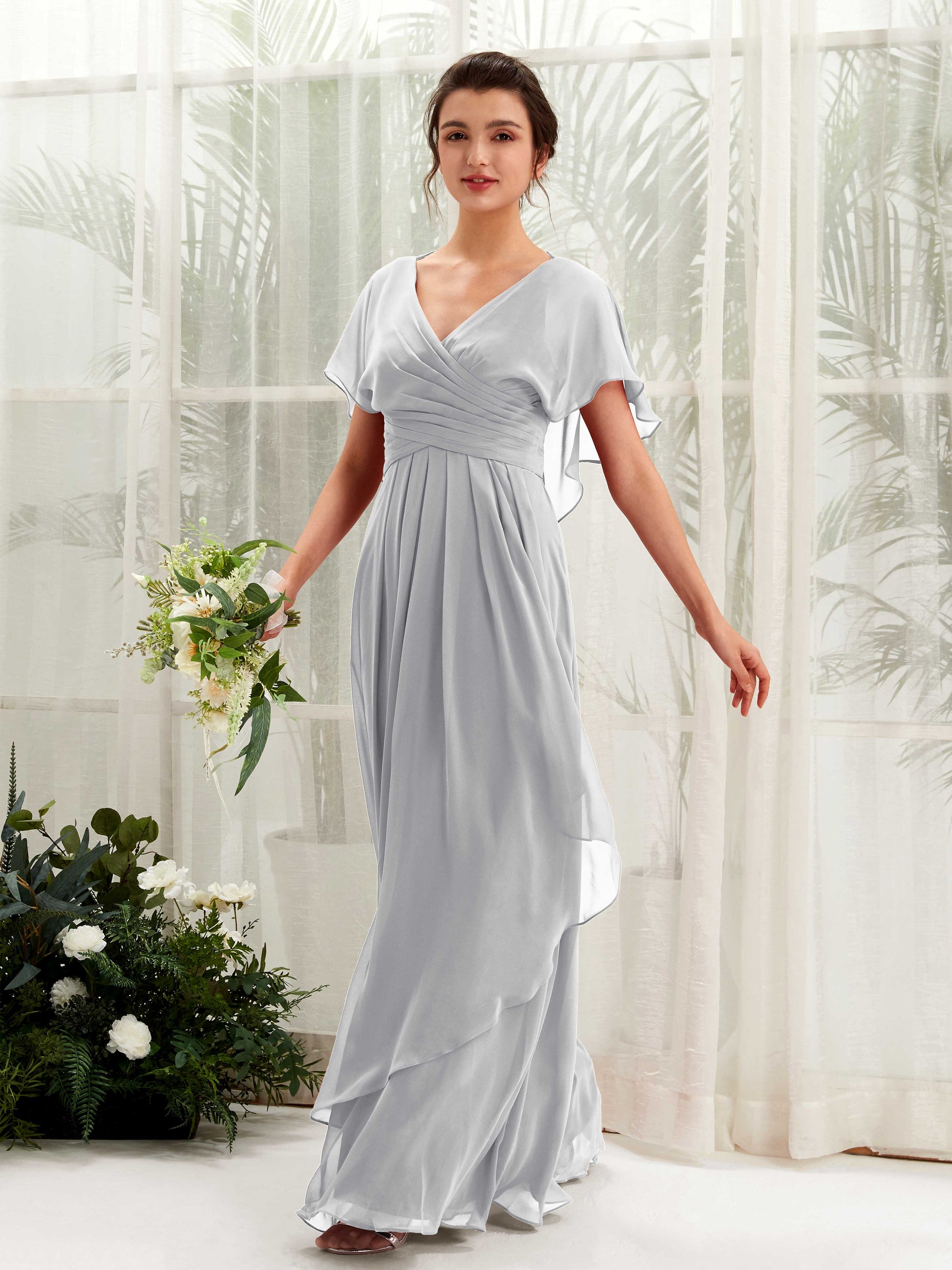 Darlene Silver Maxi Dress