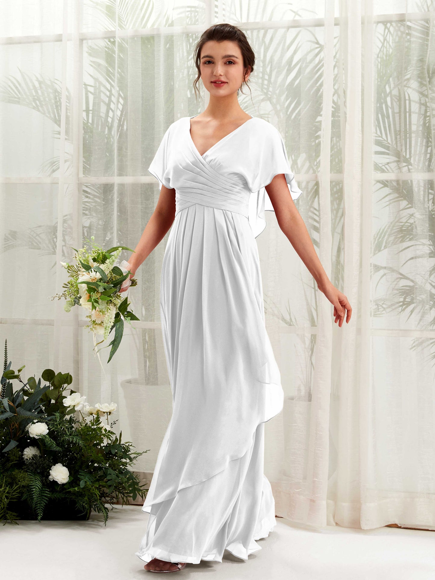 Darlene White Maxi Dress