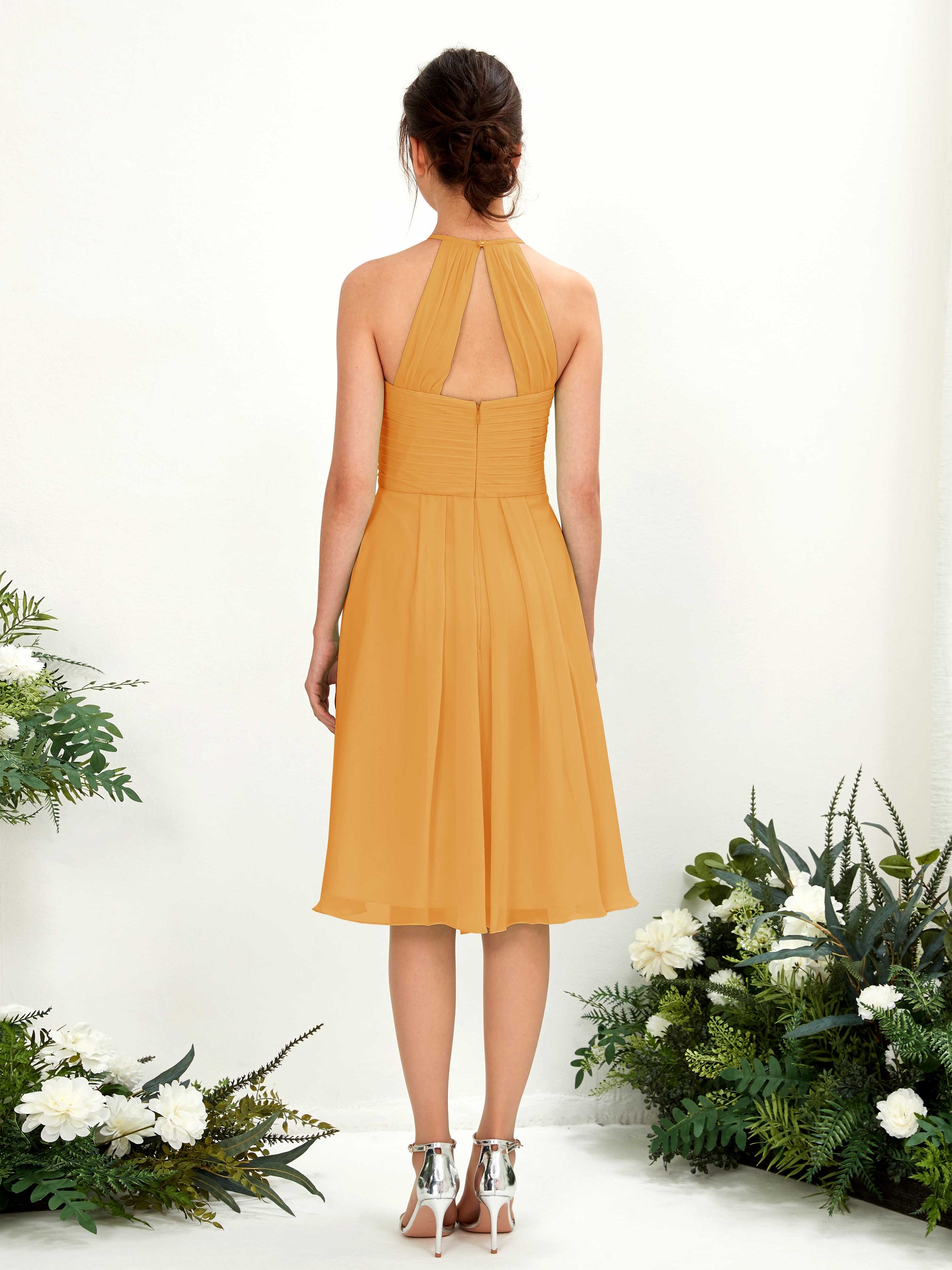 Davina Mango Halter Midi Dress