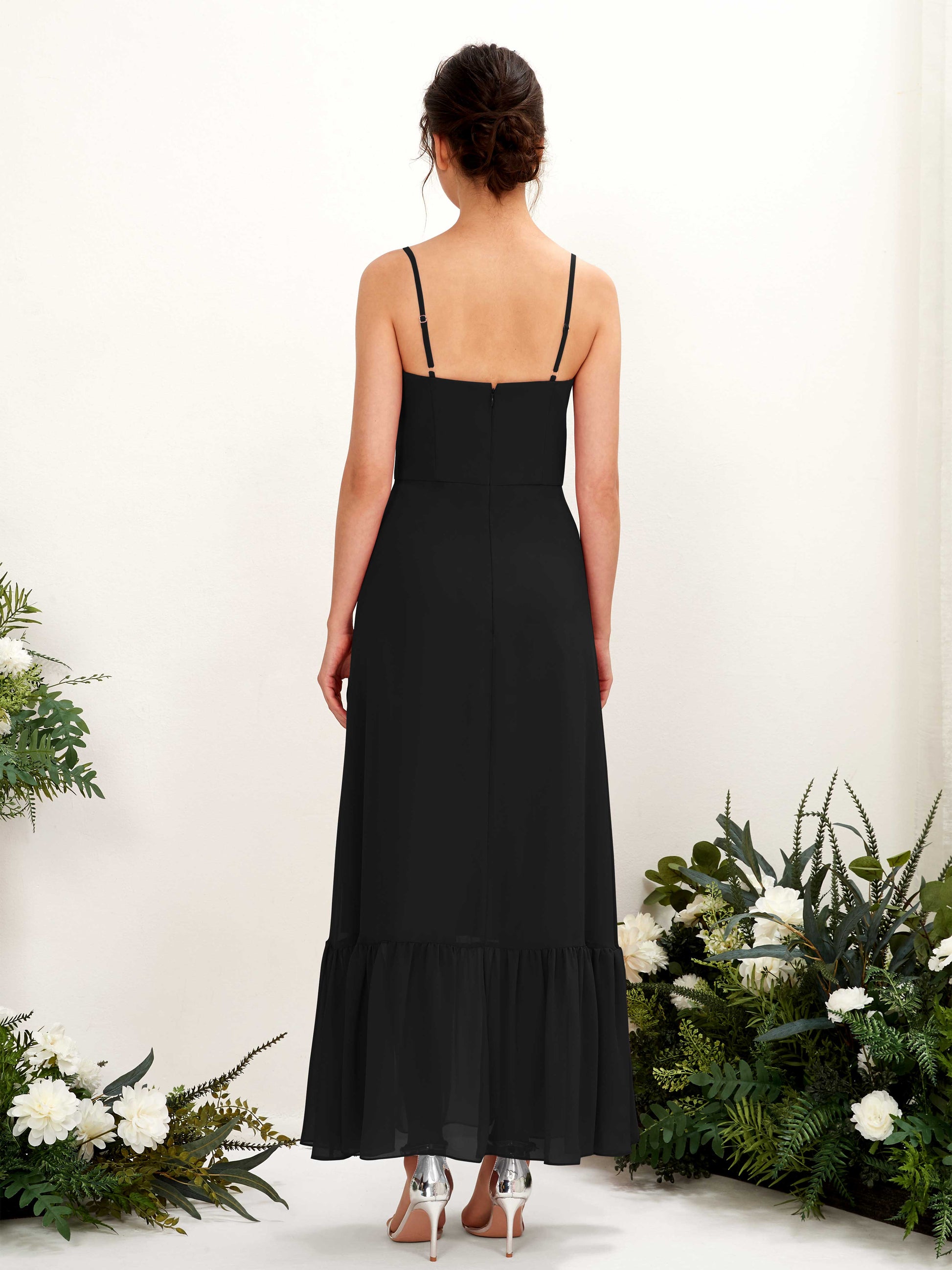 Delia Black Sleeveless Maxi Dress