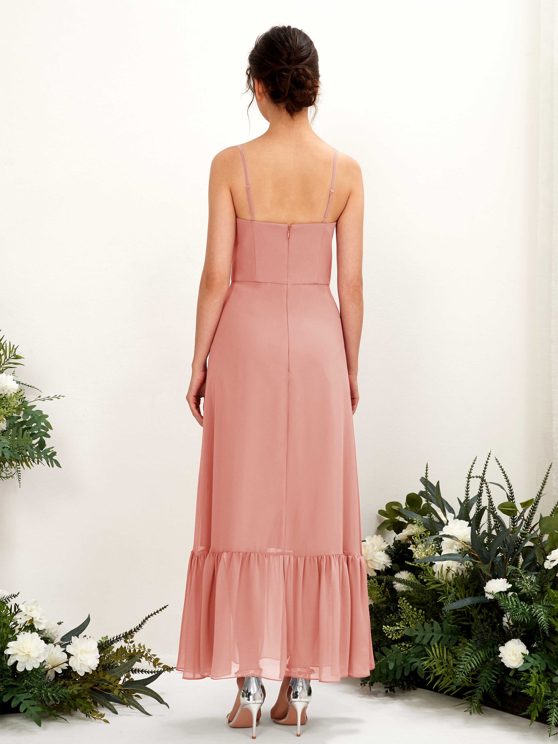 Delia Champagne Rose Sleeveless Maxi Dress