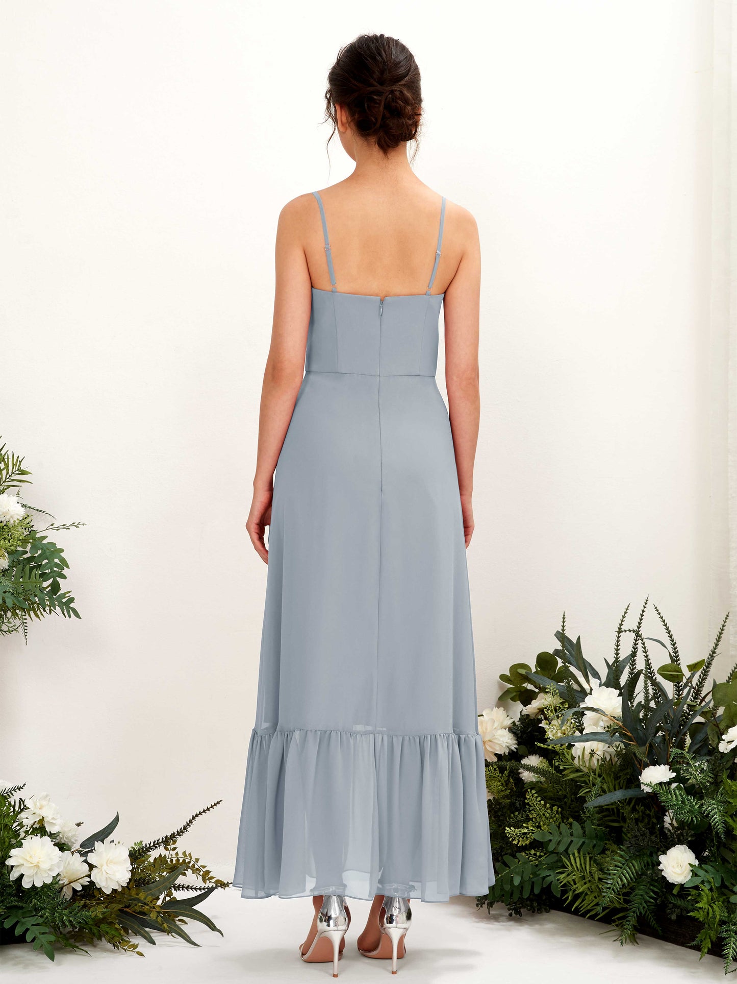 Delia Dusty Blue-Upgrade Sleeveless Maxi Dress