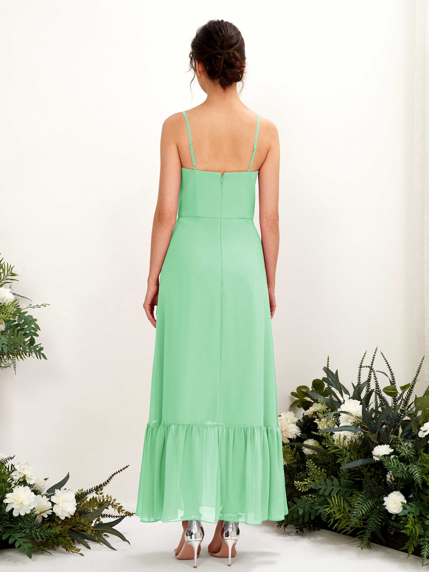 Delia Mint Green Sleeveless Maxi Dress