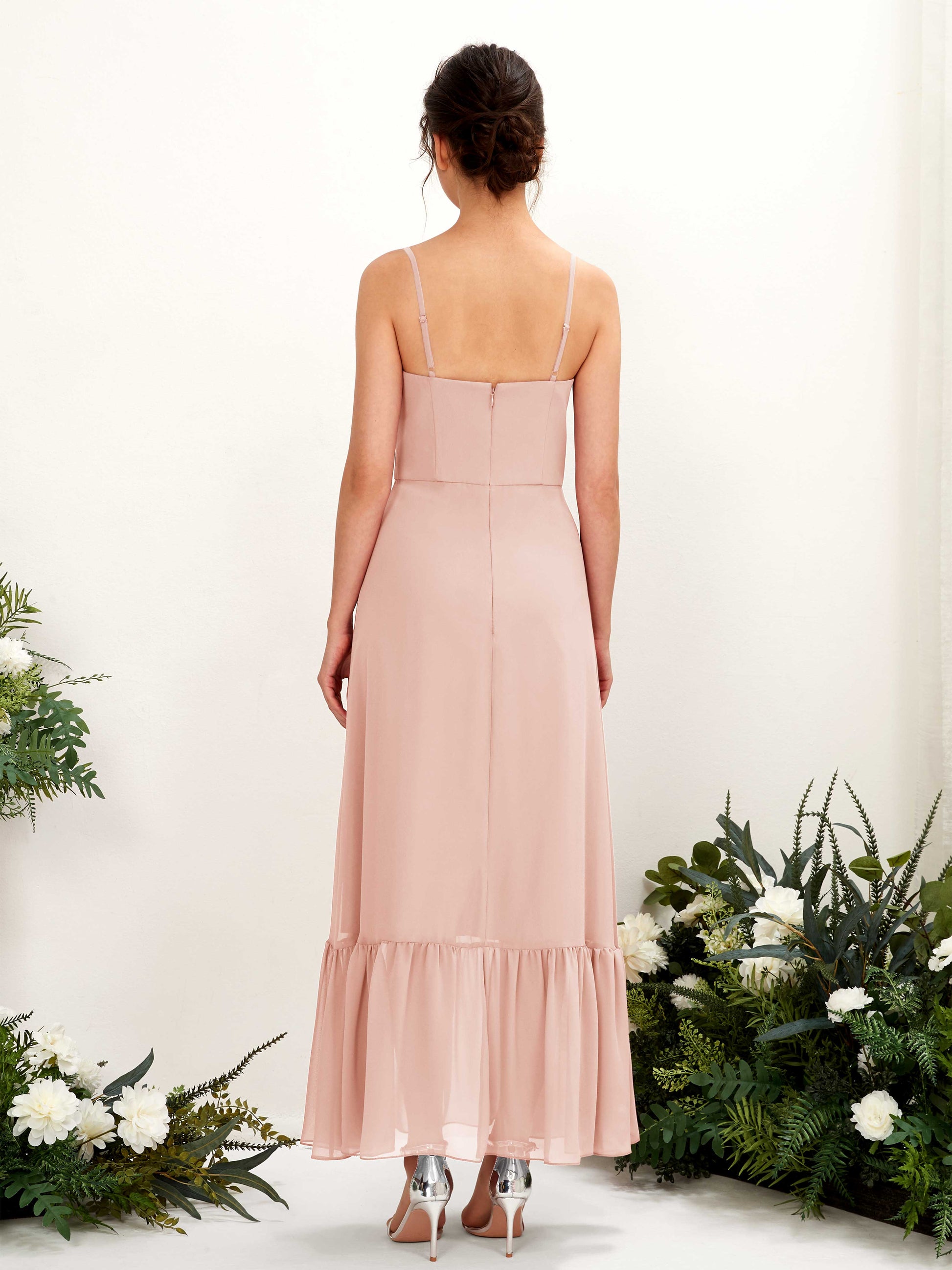 Delia Pearl Pink Sleeveless Maxi Dress